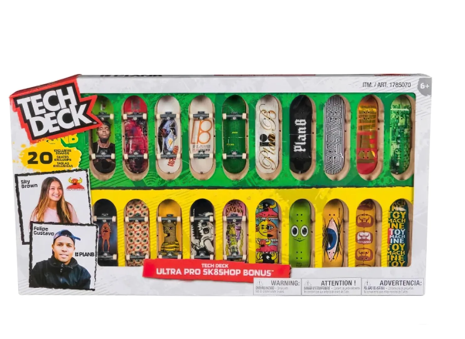 Tech Deck Sk8shop Ultra Pro Lot de 20 Planches à roulettes