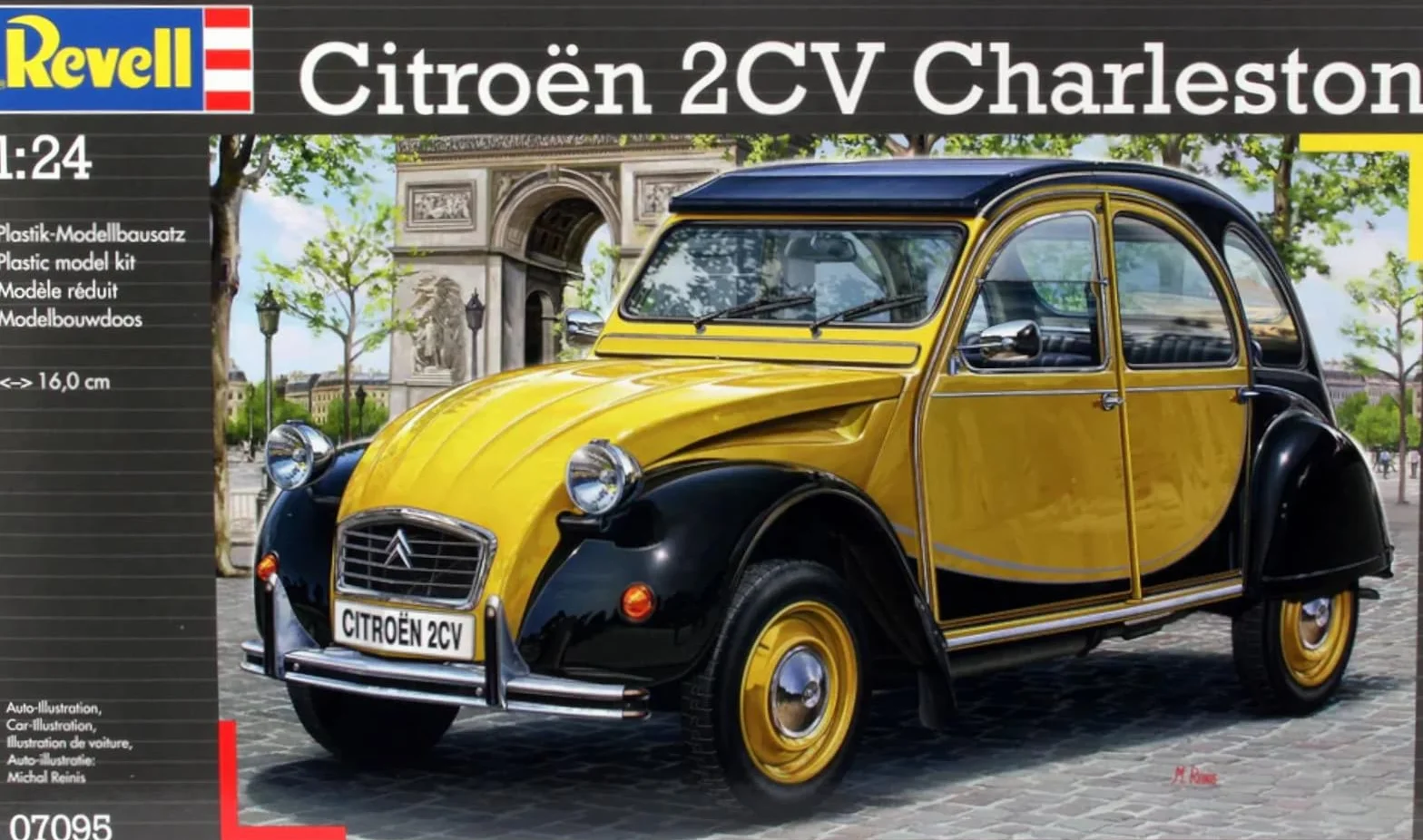 Revell Citroën 2CV Maquette Noir 07095