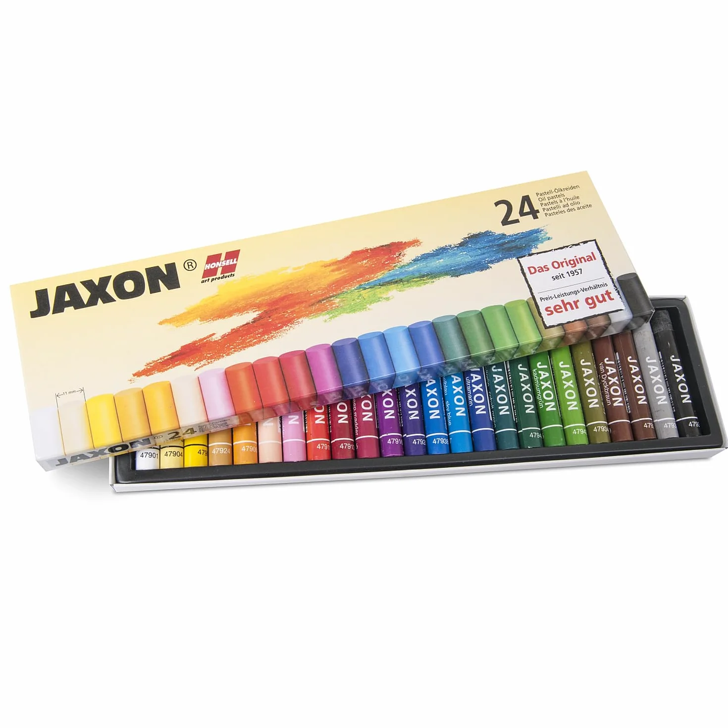 Loisirs Créatifs Etui de 24 Craies Pastel Huile Jaxon