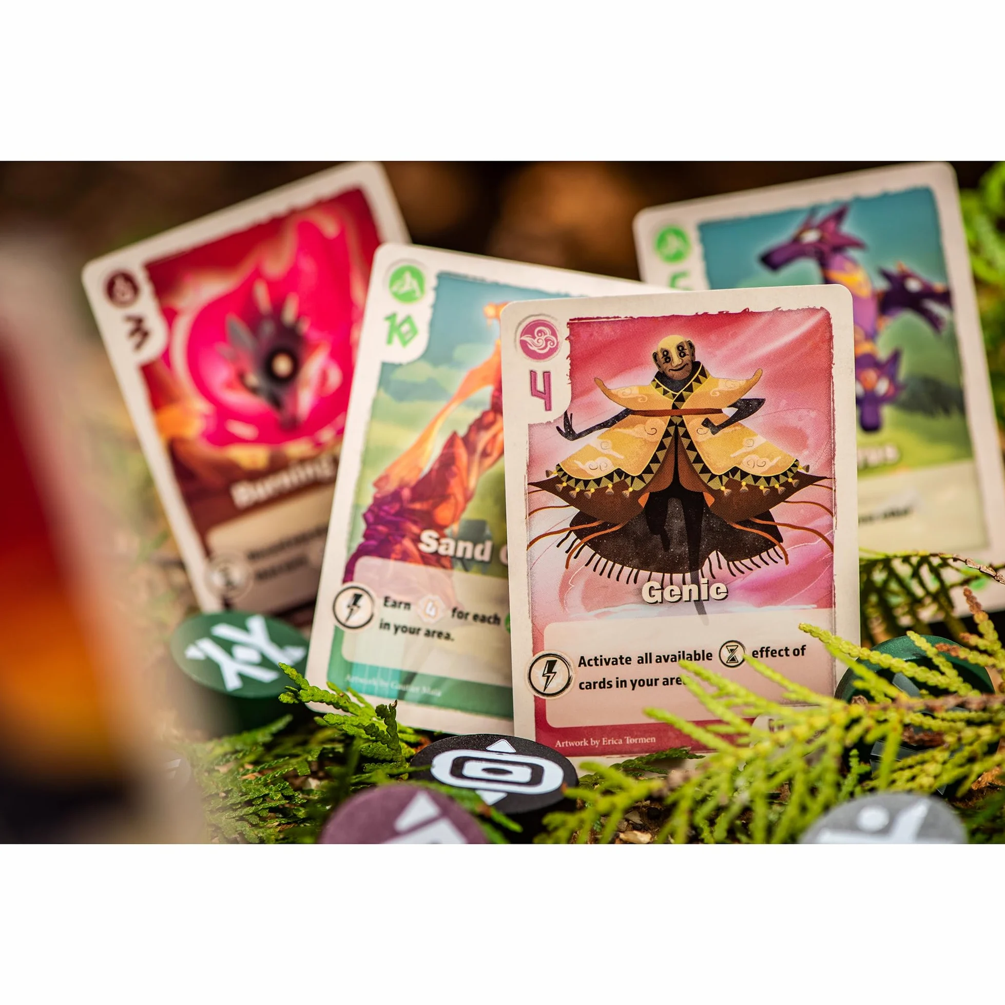 Renegade Game Studios: The Vale of Eternity – Jeu de Cartes de Collection Drafting & Set, domptez et chassez des Monstres et créatures fantastiques, à partir de 14 Ans, 2 à 4 Joueurs
