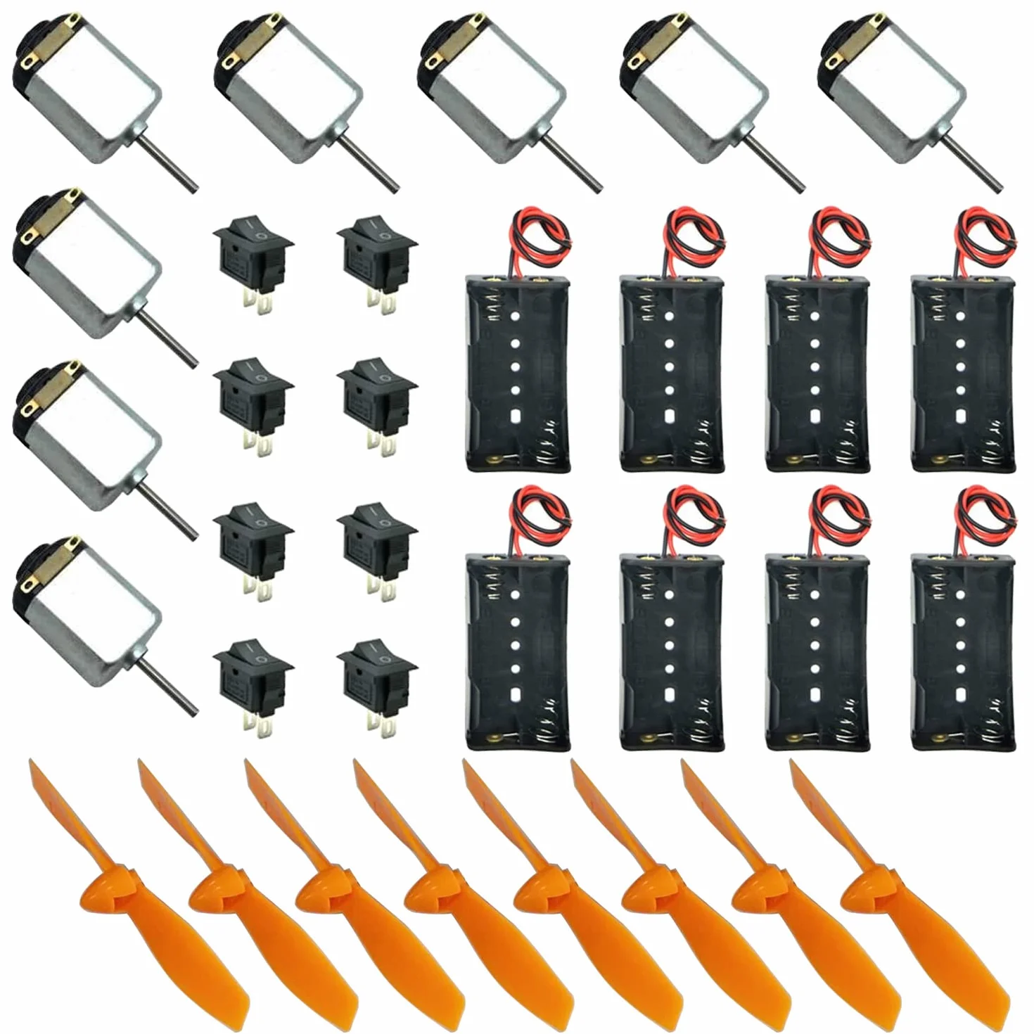 Kit de Moteurs Électriques DC 1.5-6V 15000RPM pour FPV Racing