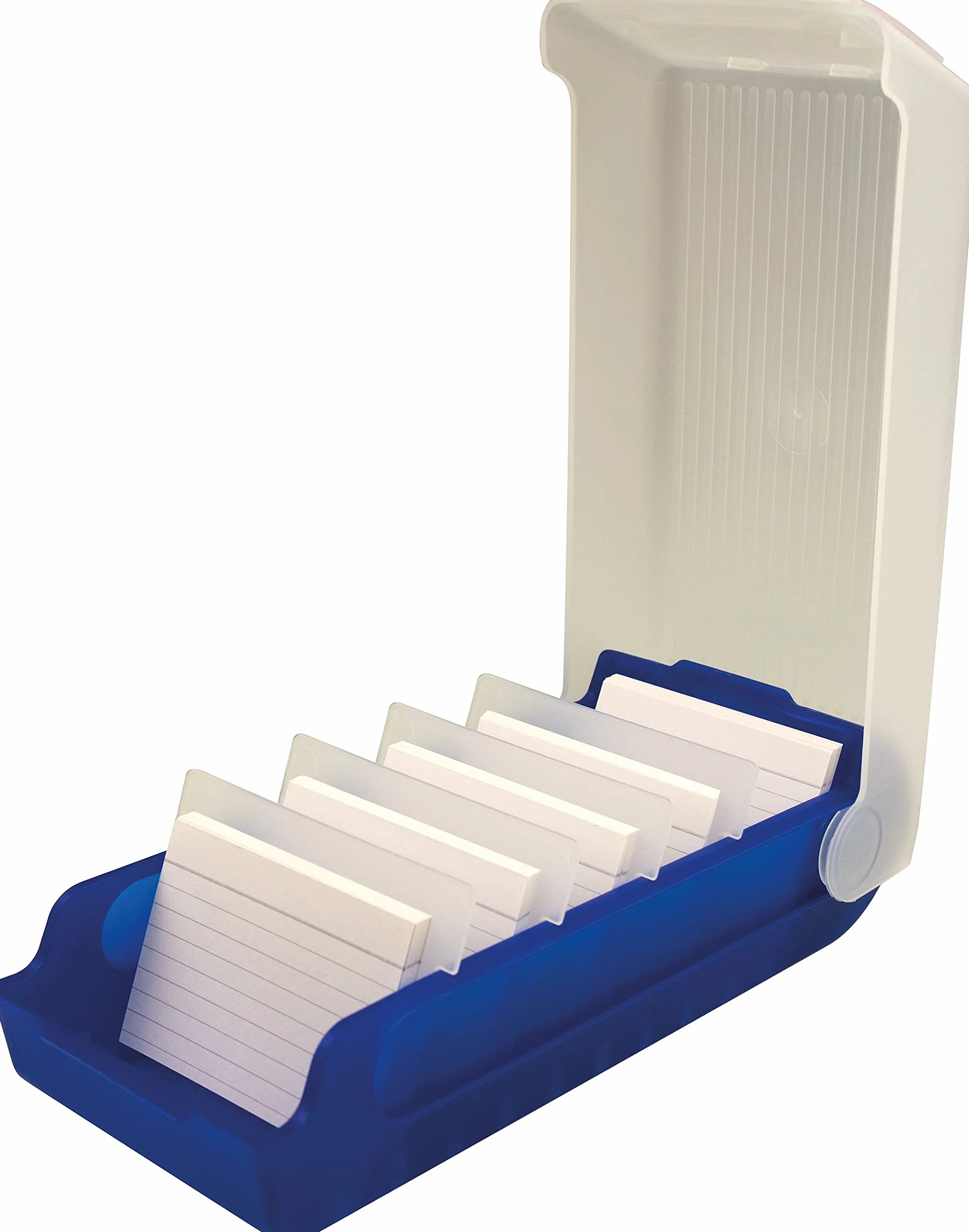 Helit Beebox Boîte à cartes de visite A7 Bleu