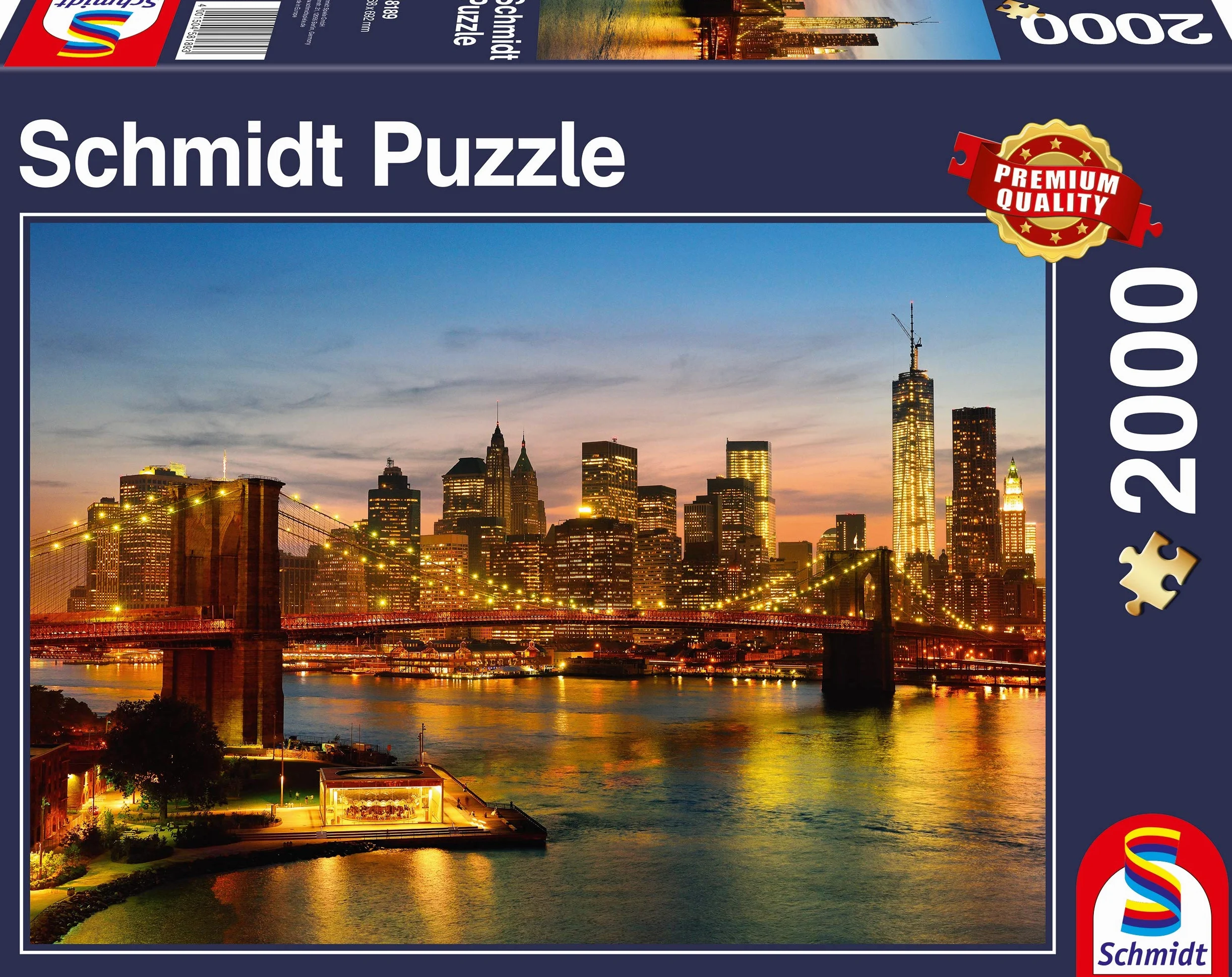Schmidt Spiele - 58189 - Puzzle - New York - 2000 Pièces