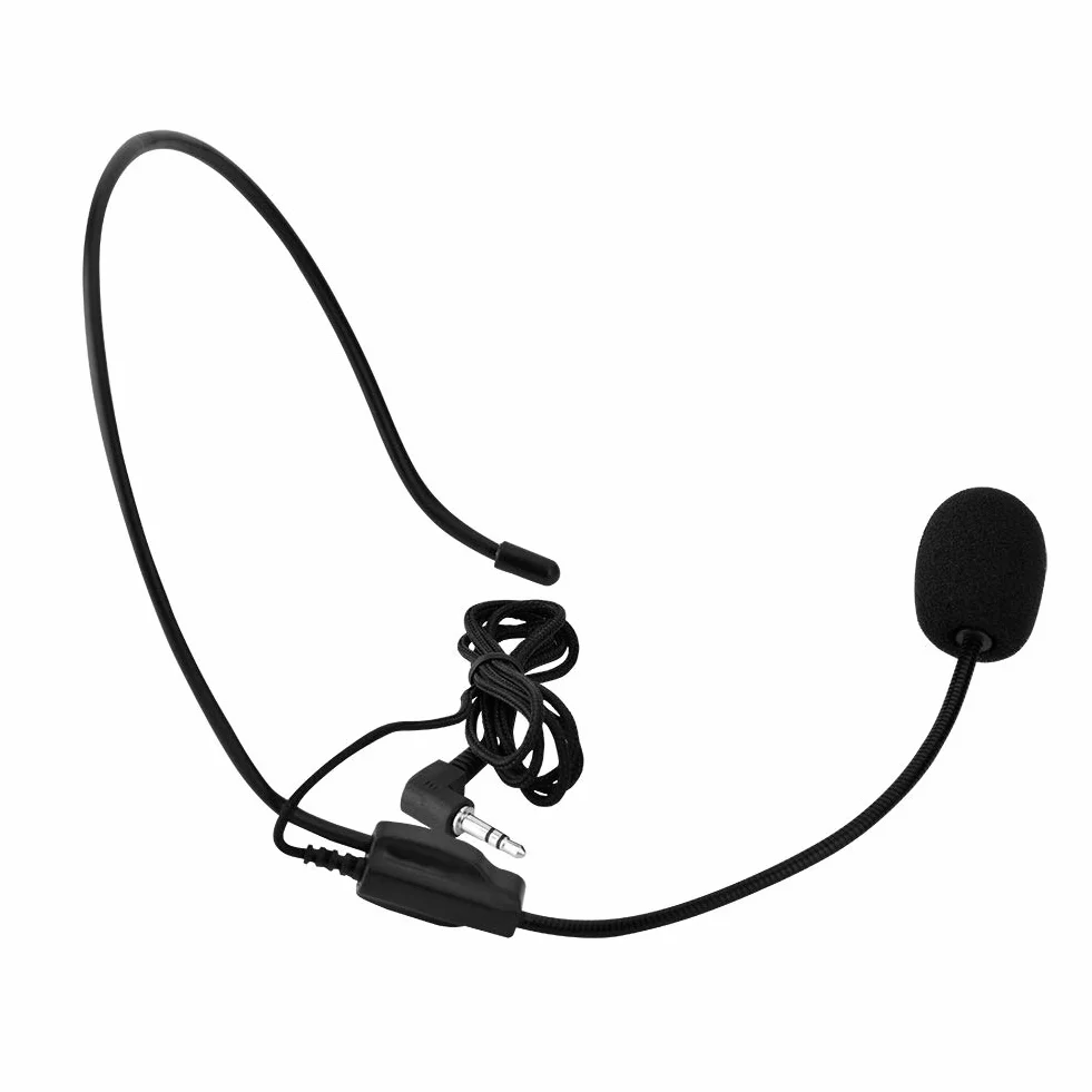 Microphone Monté sur la Tête, Réduction du Bruit, Mini Micros à Condensateur, Portable 3,5 mm