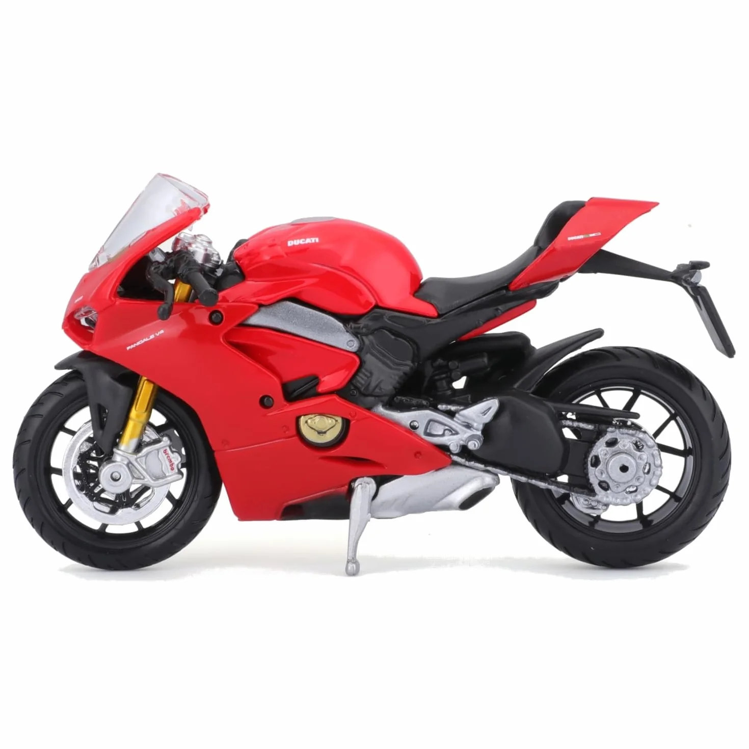 Bburago Ducati Panigale V4 1:18 Moto Diecast Réplique Officielle Roues Libres