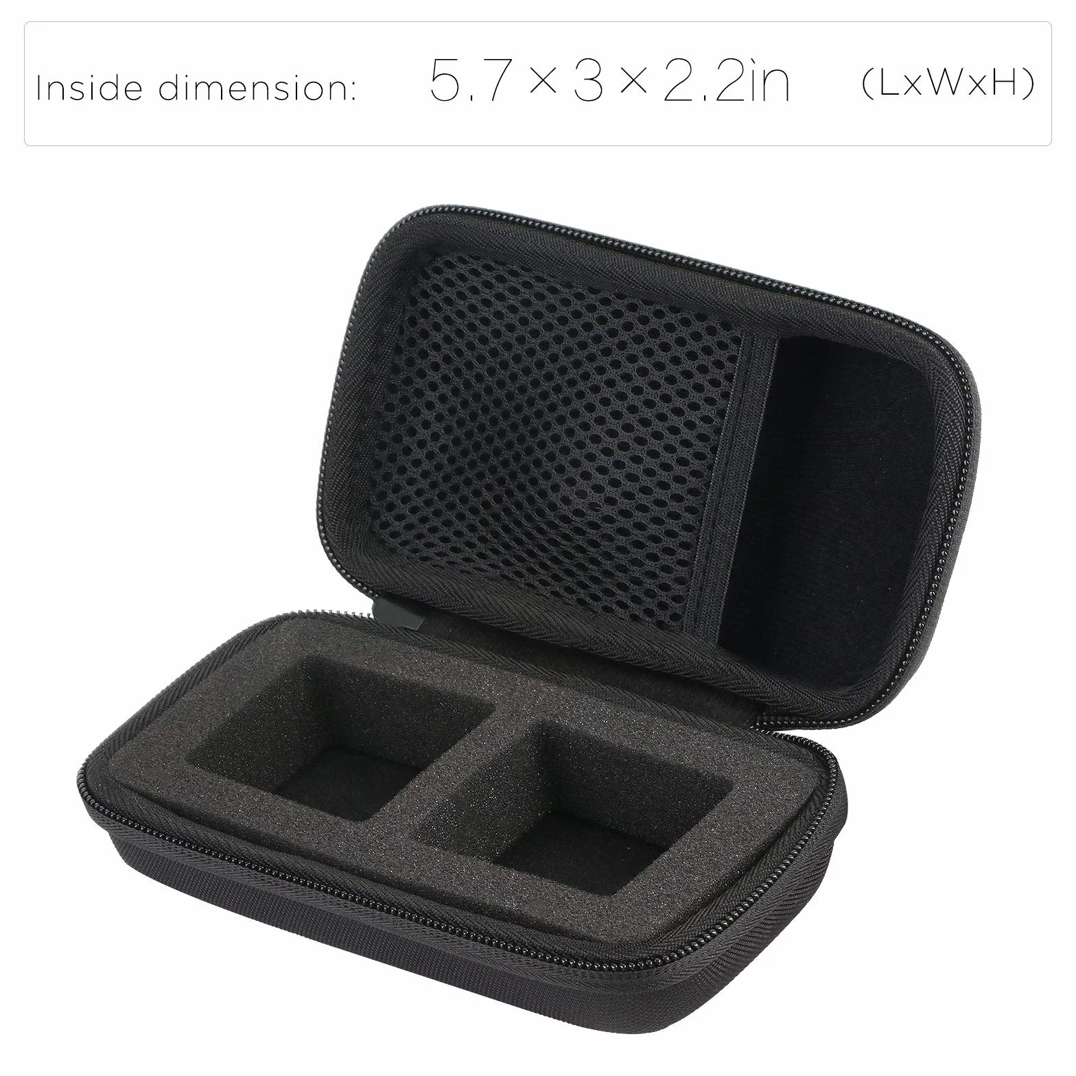 co2CREA Dur Étui de Voyage Rigide Housse Cas pour Tascam DR-10L / DR-10L Pro Noir dictaphone