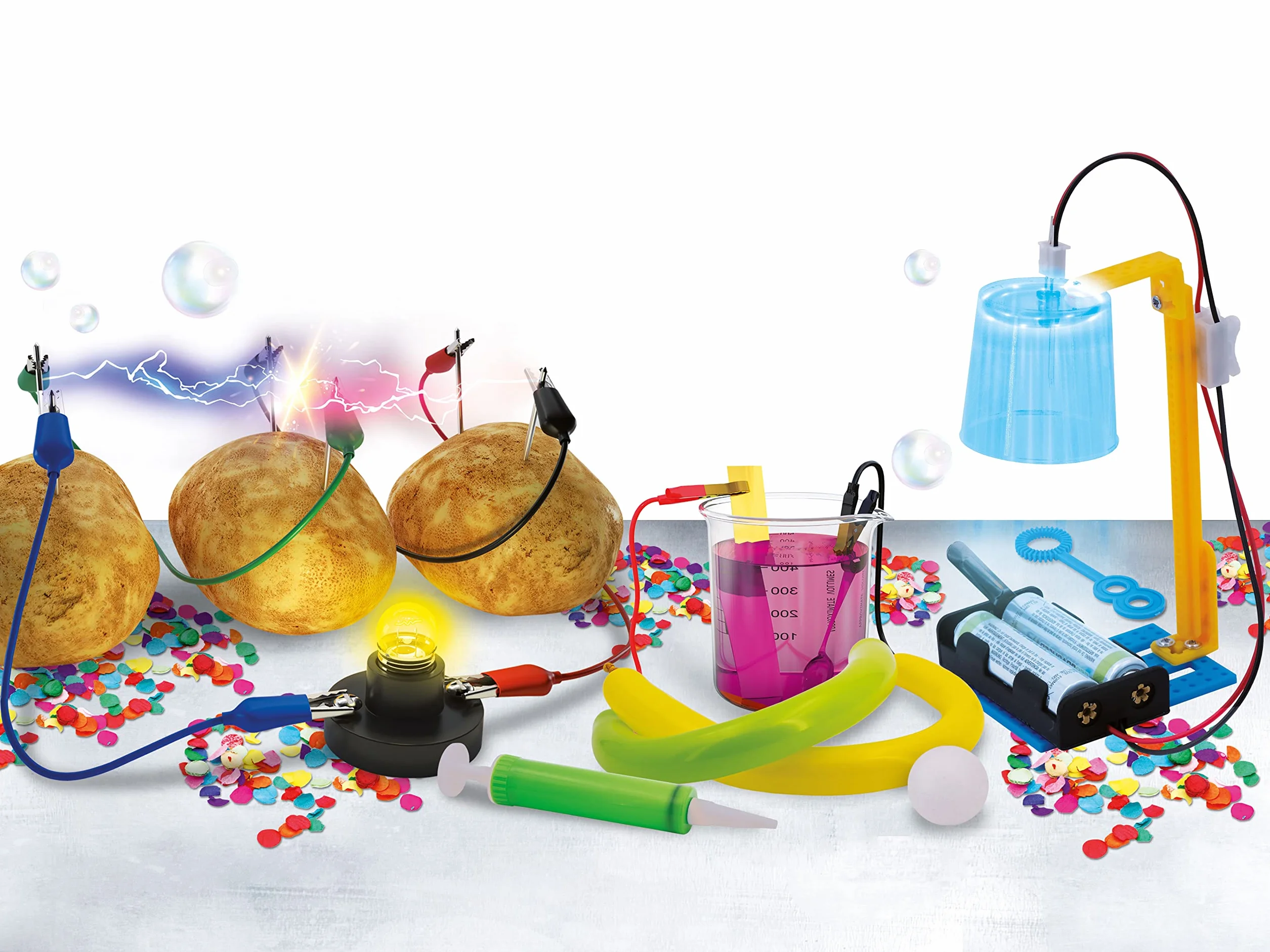 LISCIANI I'm A Genius ELECTRICITE Kit Scientifique 50+ Expériences Électricité Enfants 8-12 ans