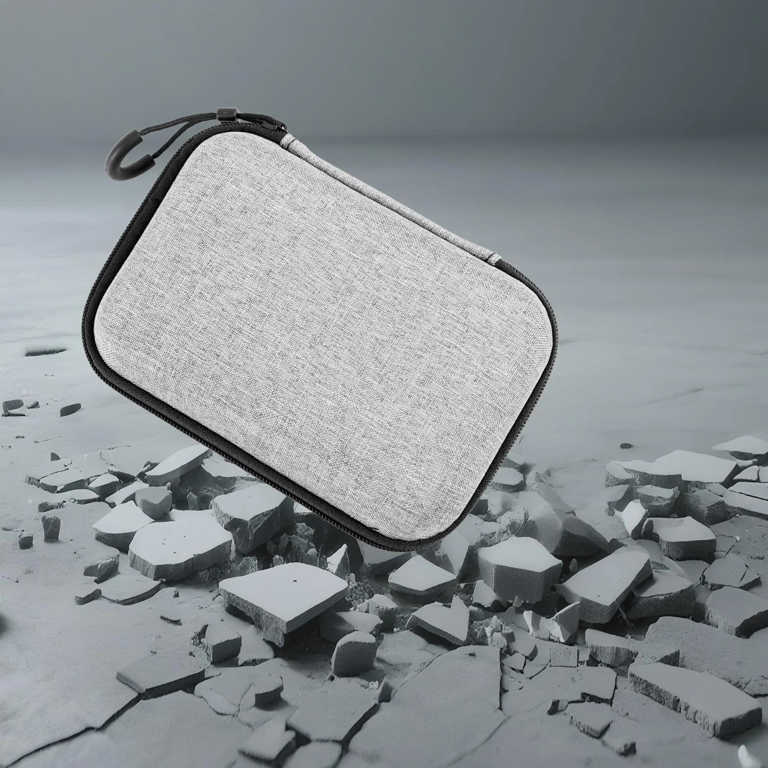 Étui de Protection PLAUD NotePin AI, Housse EVA Souple Portable avec Mousqueton Noir