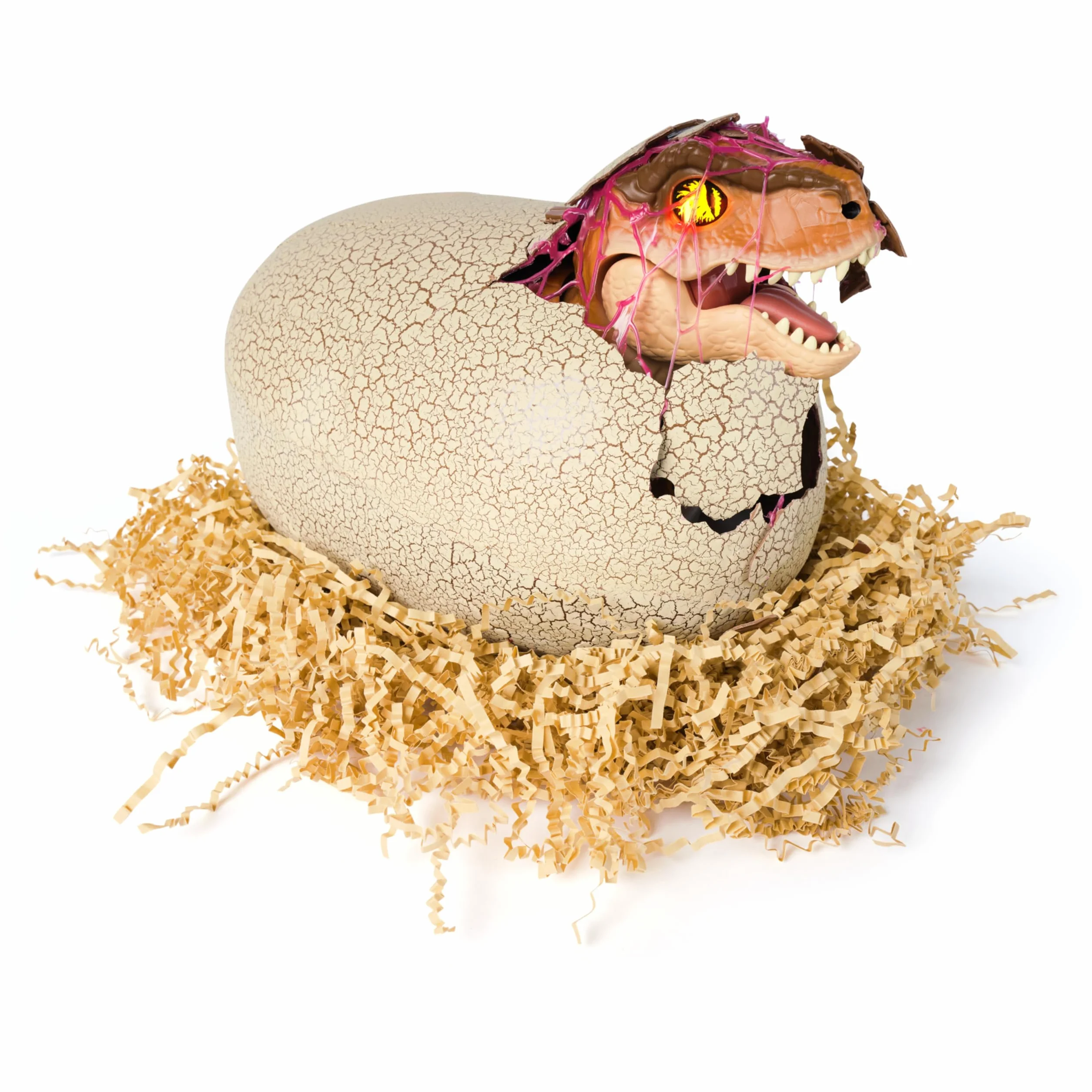 Primal Hatch Jurassic World Dino Eclosion Secrète - Oeuf Dinosaure à Faire Éclore - Jouet Enfant 5 Ans+ - 2 Accessoires - 100 Sons & Réactions