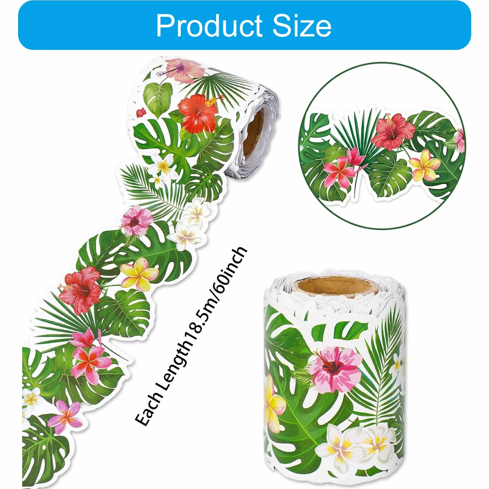 Bordure de tableau d'affichage en forme de fleur 18,5 m pour tableau noir