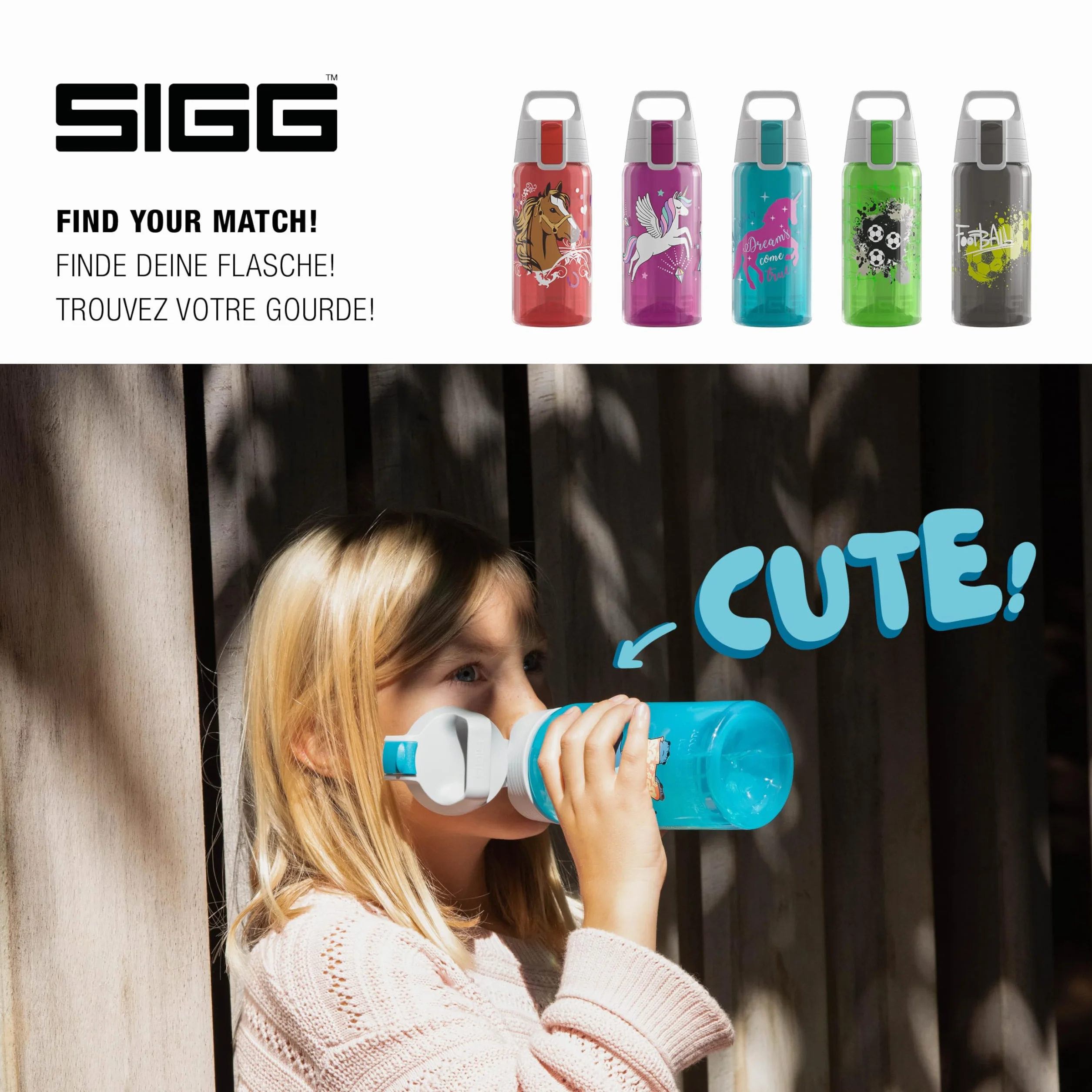 Sigg Gourde Enfant Viva One 0,5L Sans BPA Étanche