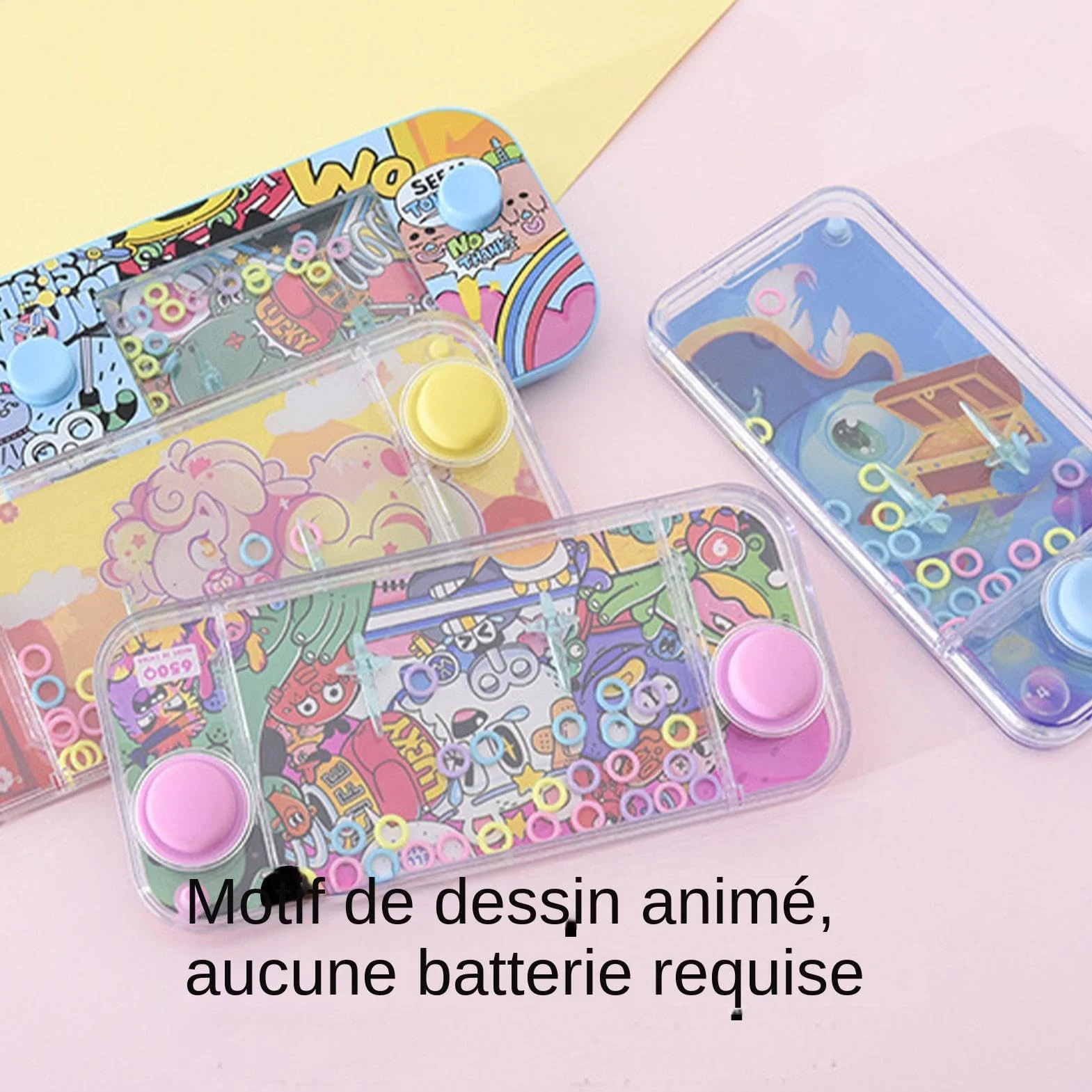 Jeu d'eau Portable ABS 14 cm Jouet Aqua Loop Sensorielle Aquatique