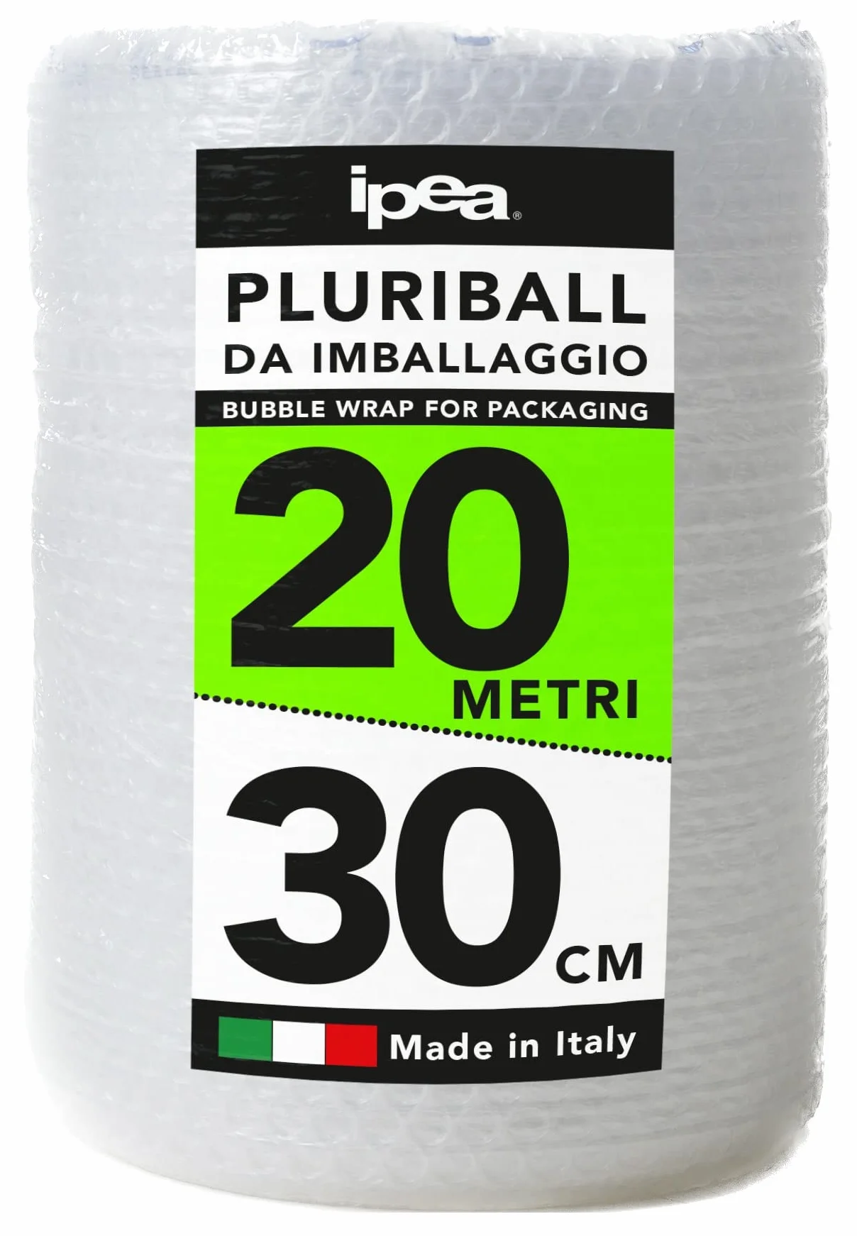 IPEA Rouleau Papier Film à Bulles 20 Mètres x 30 cm Protection Emballage Expédition