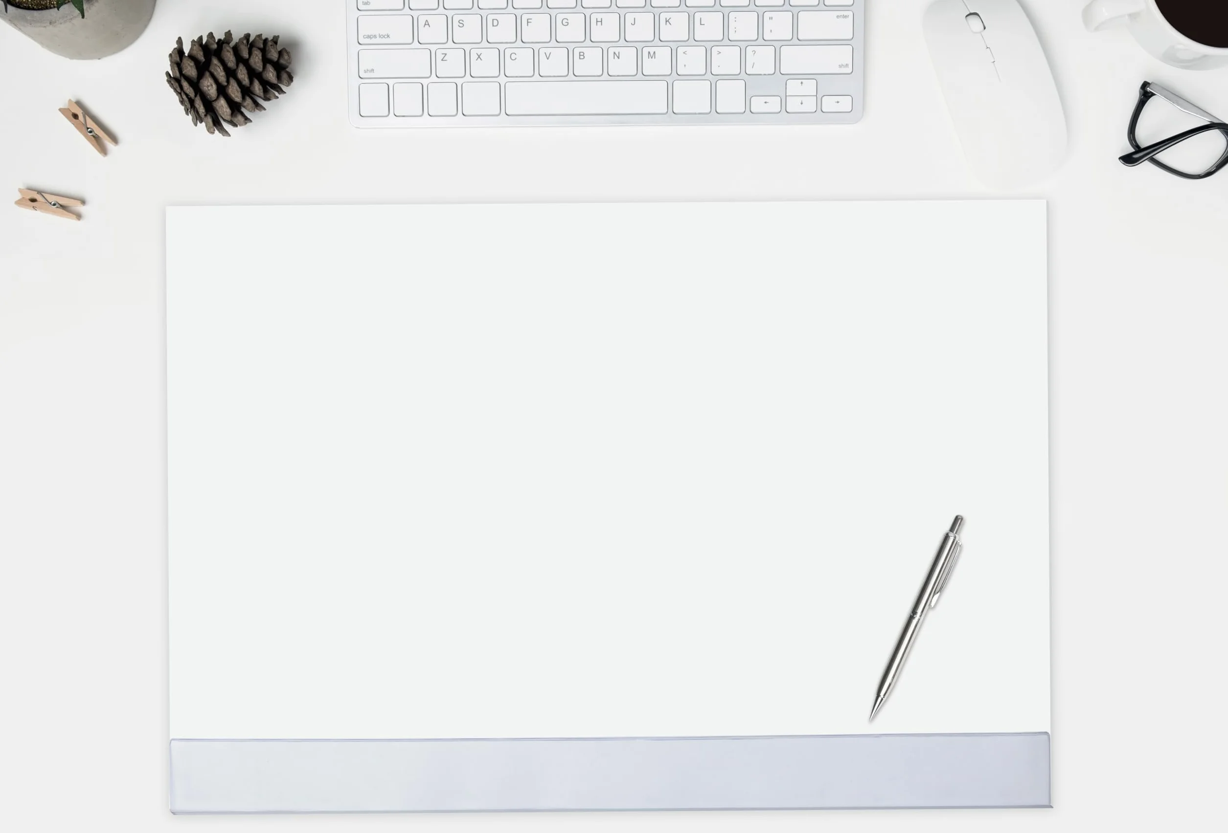 SIGEL HO280 Sous-main en papier A2 59.5 x 41 cm blanc 30 feuilles