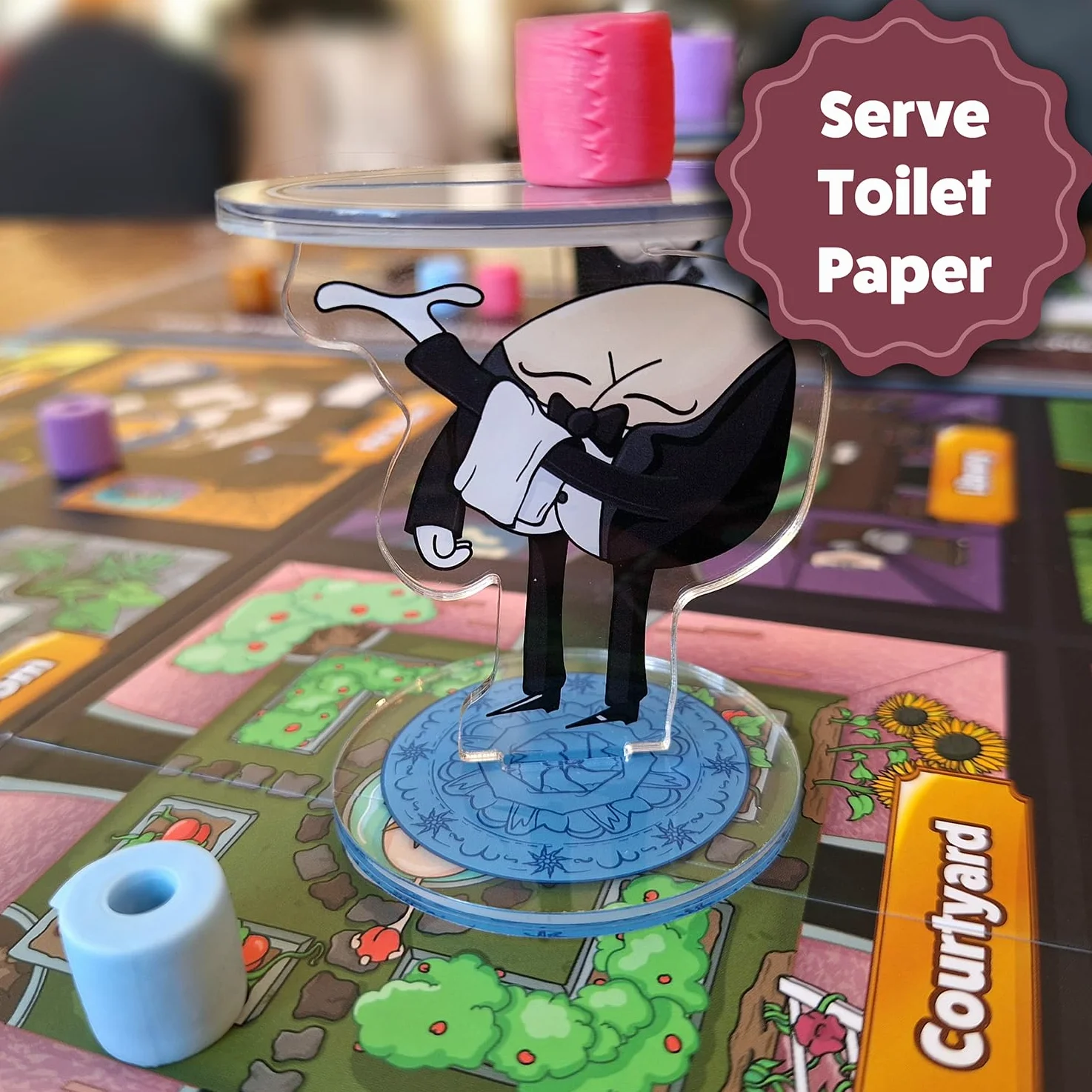 The Butler – You Flushed – Jeu de société familial amusant pour 3 à 5 joueurs par The Dusty Top Hat