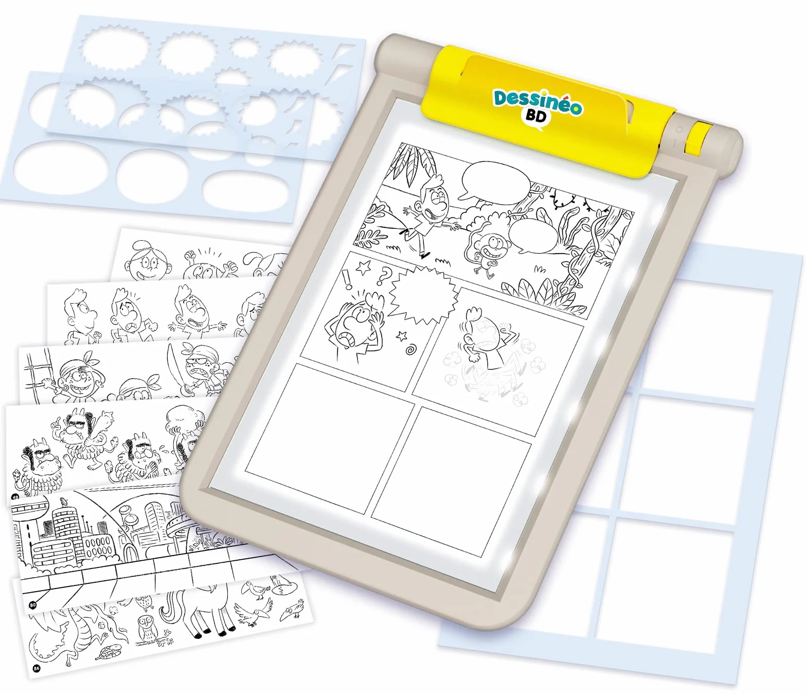 Nathan Dessinéo BD Tablette Dessin Enfant Lumineuse 92 Modèles Guide d'Utilisation 7 Ans