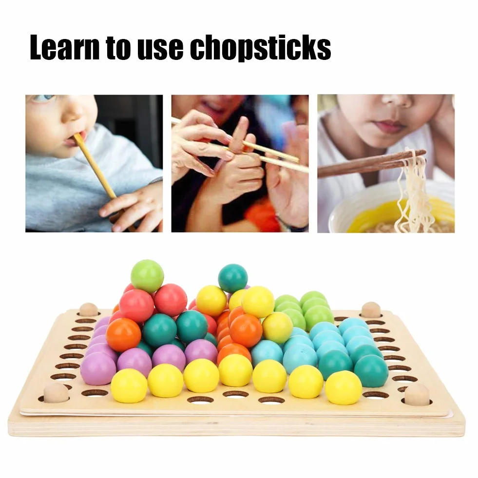 Jeu de Perles à Clip, Tri Interactif de Couleurs, Cadeaux d'Anniversaire, Enseignement aux Enfants