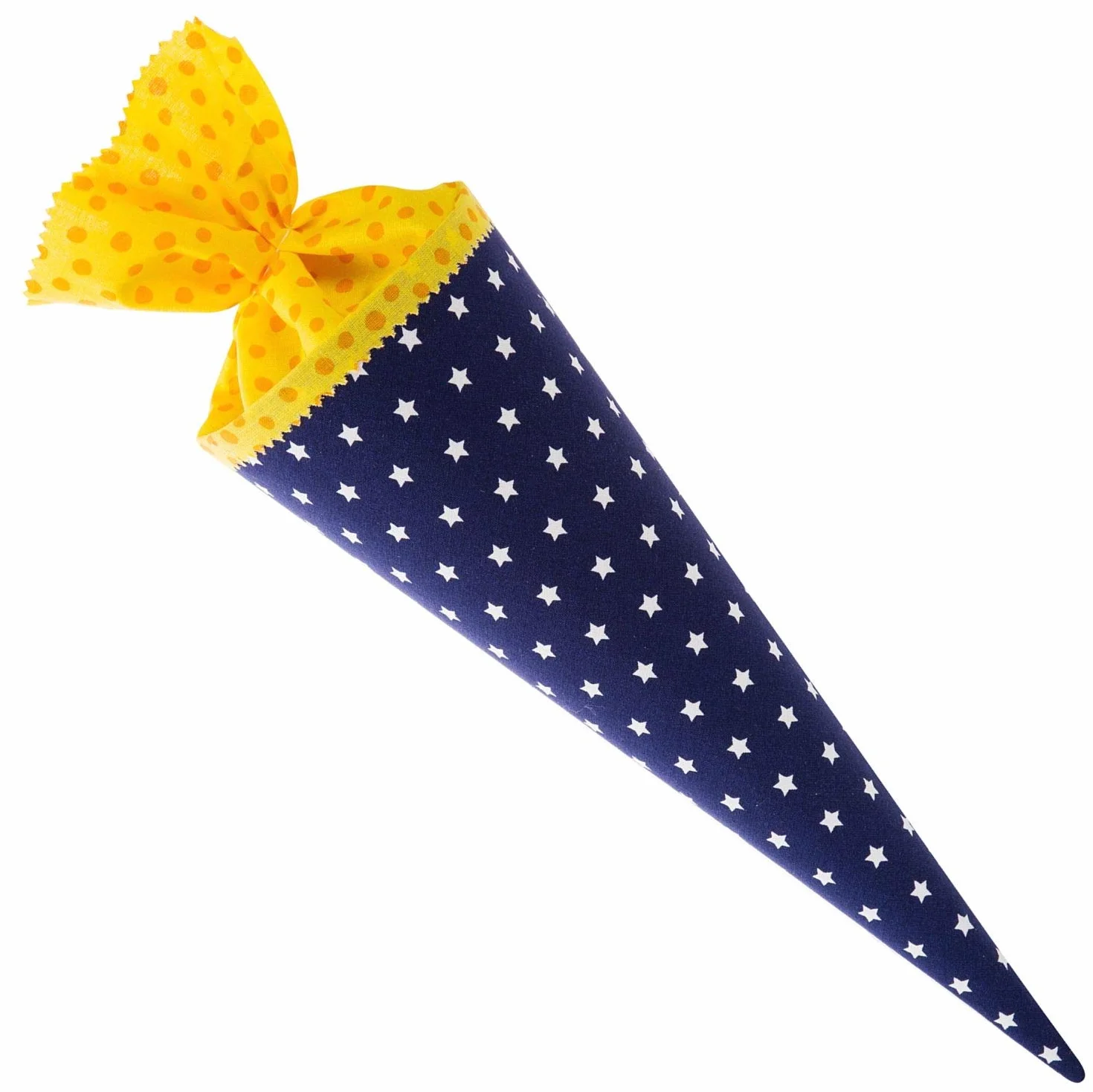 Goldbuch Pochette Surprise Tissu Motif Pois Étoiles 35 cm