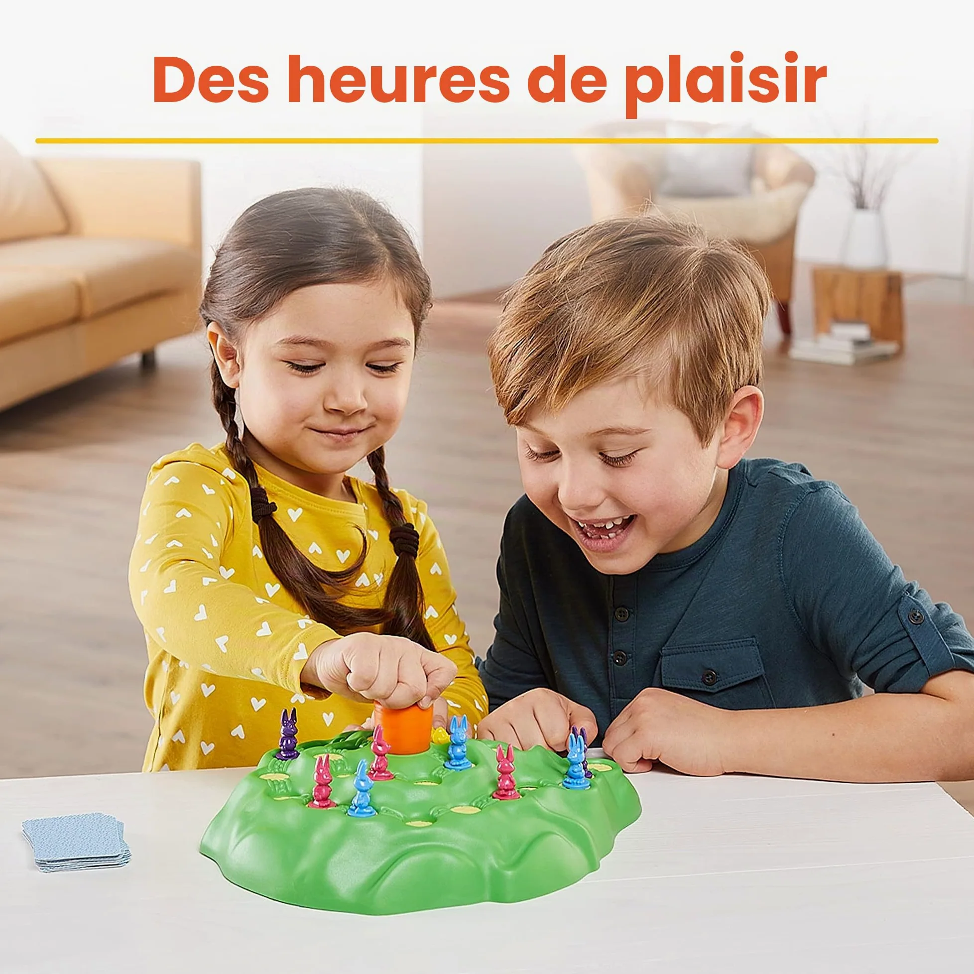 Ravensburger Jeu de Lapin Amusant pour Enfants de 4 Ans et Plus - 2 à 4 Joueurs - Cadeaux pour Enfants, Vert