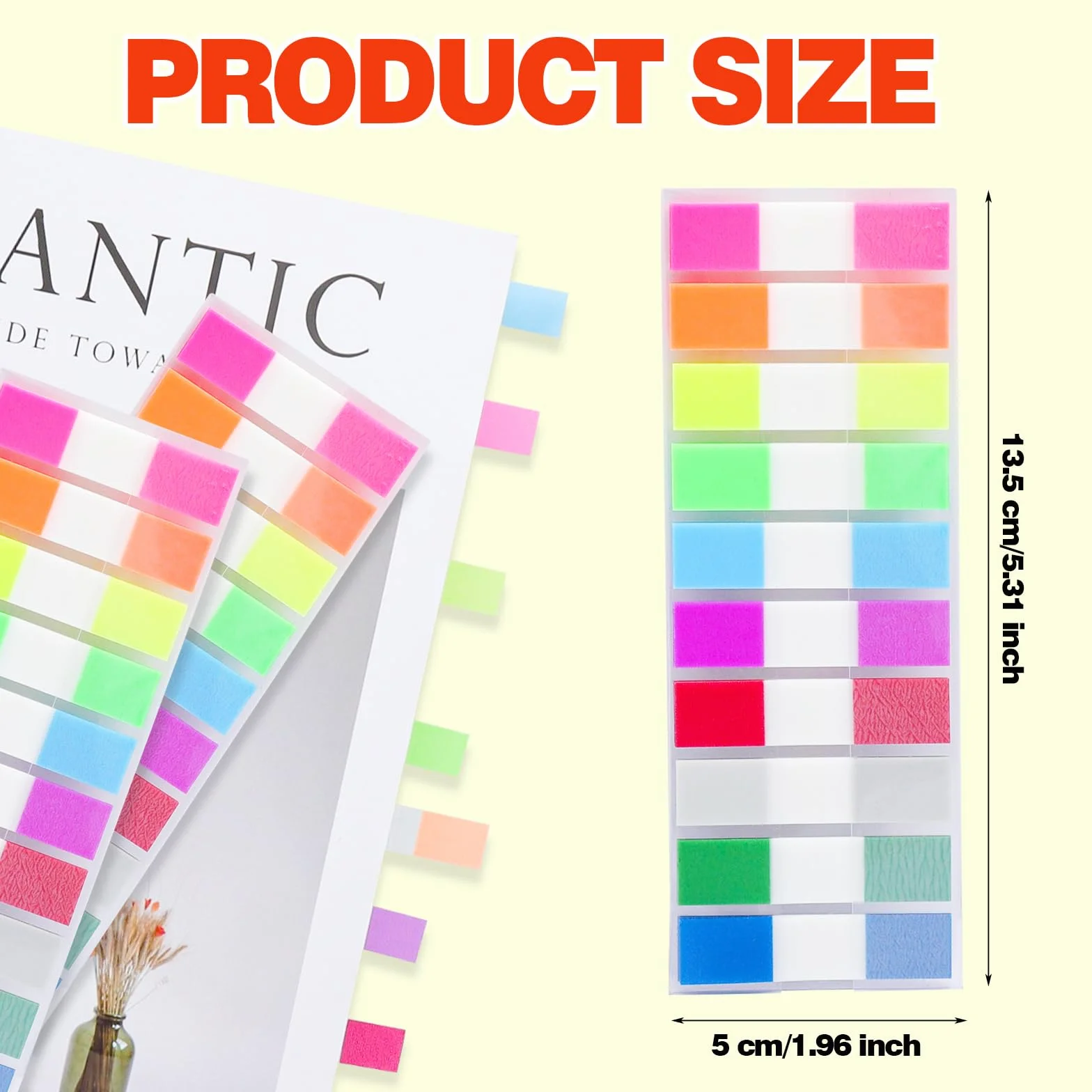 Post it Marque Pages Adhésifs 1000 Feuilles 10 Couleurs Réinscriptibles