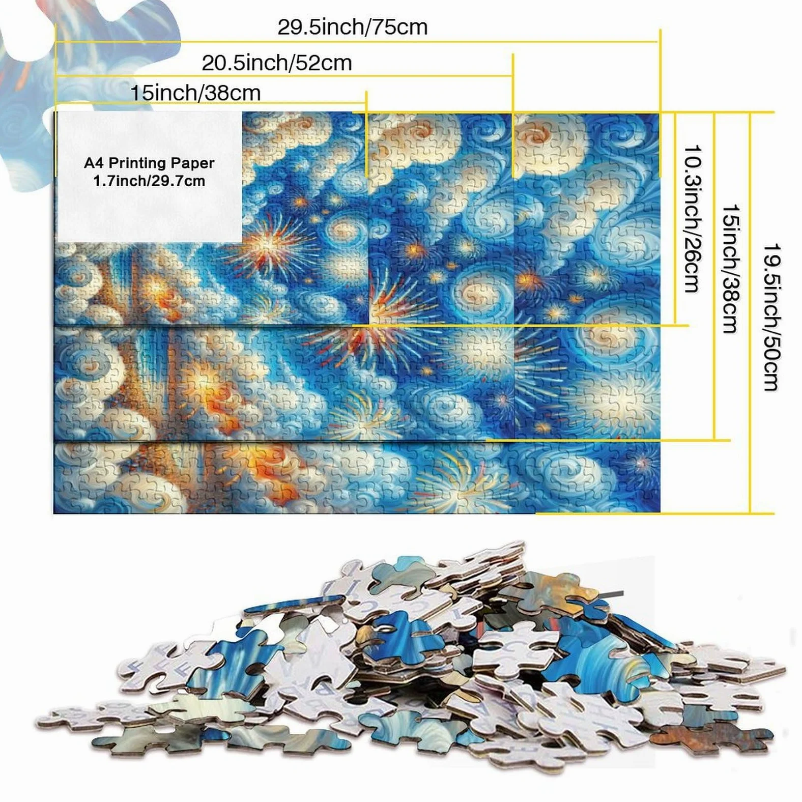 Mignon Le Chat Puzzle 1000 Pièces Adultes - Puzzle Adulte 1000 Pièces - Puzzle À Impression De Haute Qualité - Puzzle Art 1000pcs (75x50cm)