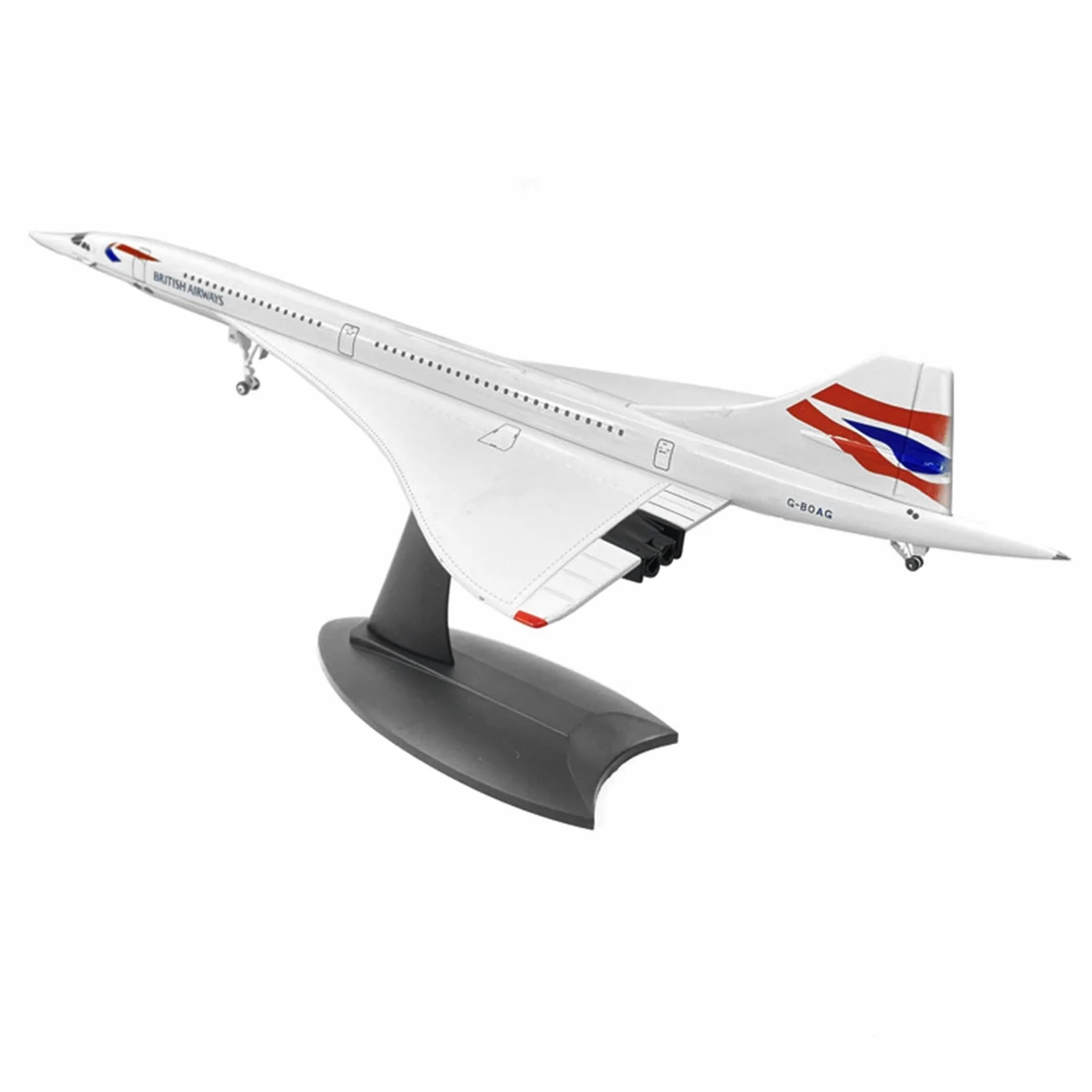 Air British Concorde avion aérien britannique de collection 1/200