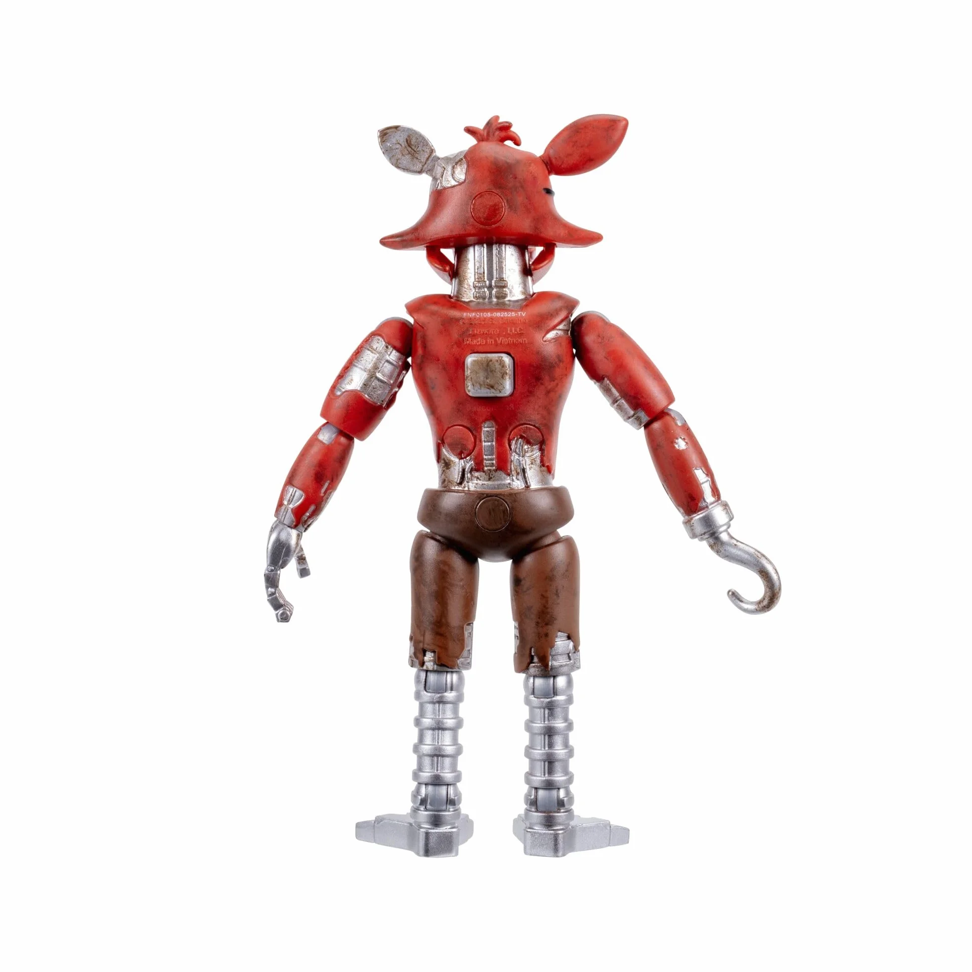 Jazwares Five Nights at Freddy's Withered Foxy Figurine articulée 12,5 cm Jumpscare Yeux phosphorescents
