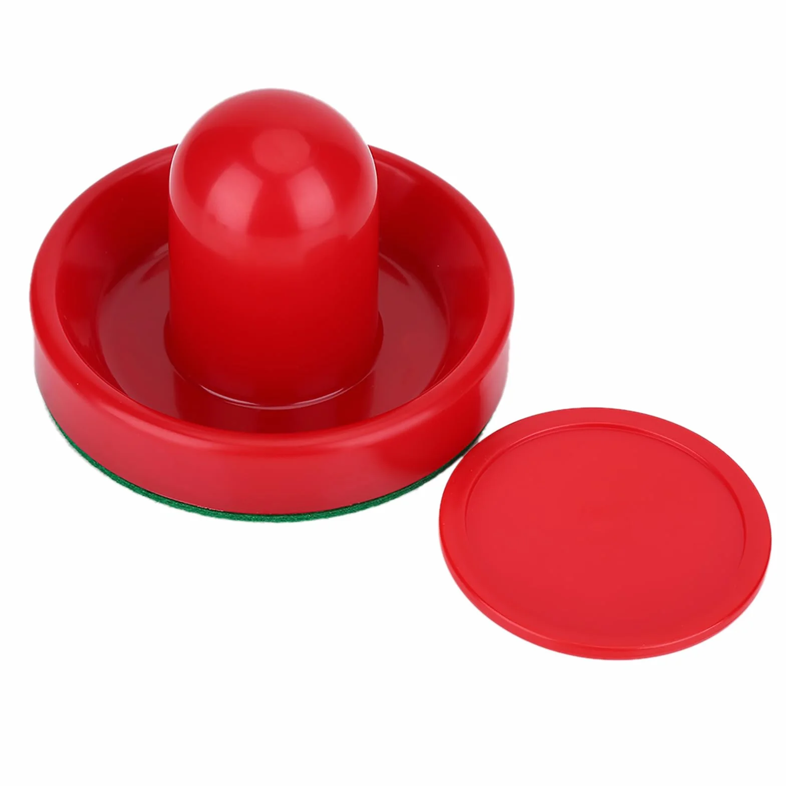 Socobeta Accessoires Hockey sur Glace Ensemble Rondelles Poussoirs Plastique Léger Gardiens But Jeu Table Large 96mm