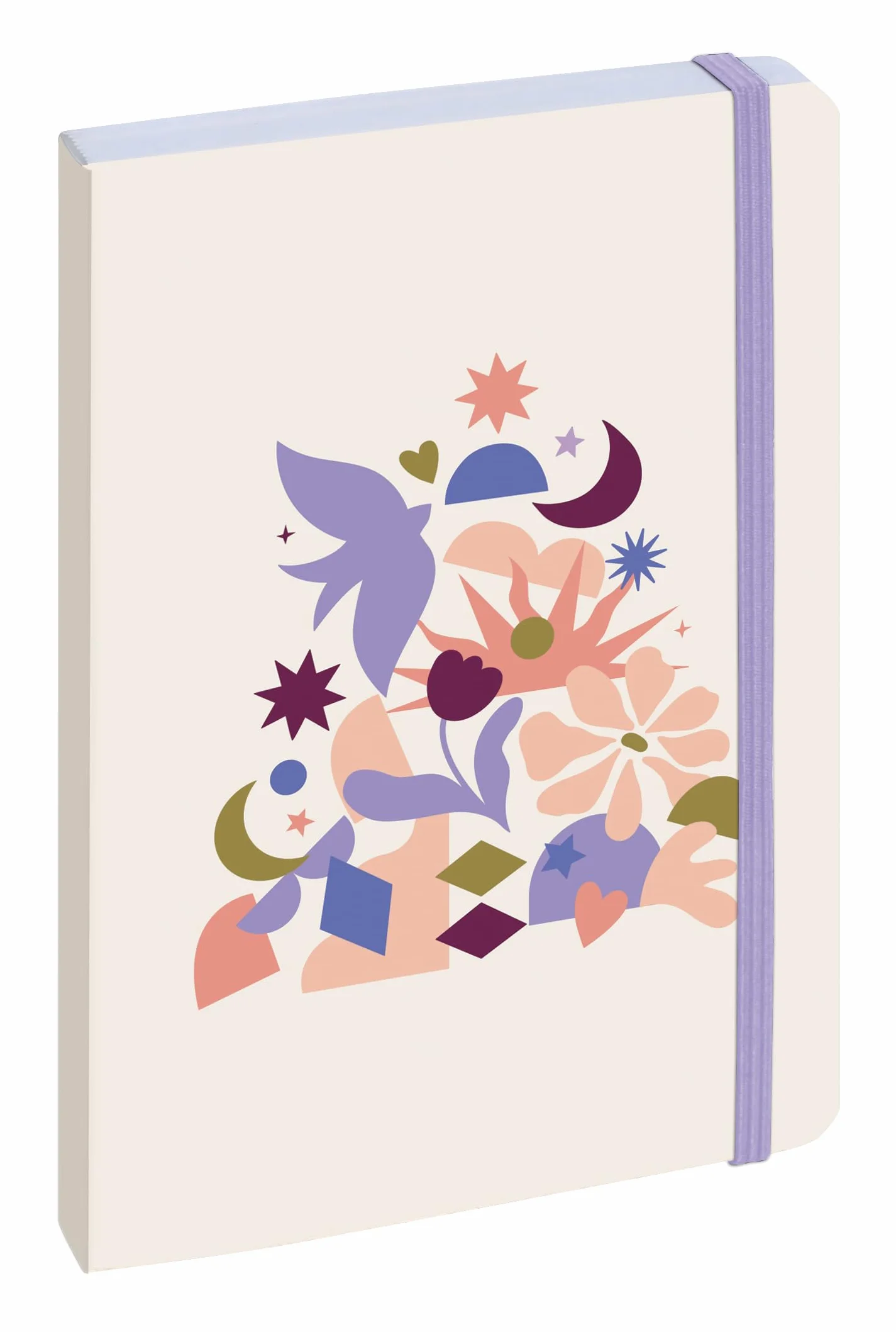 Exacompta Agenda Forum Work & After Floral 10 x 15 cm Journalier Août 2026 à juillet 2027 Bleu