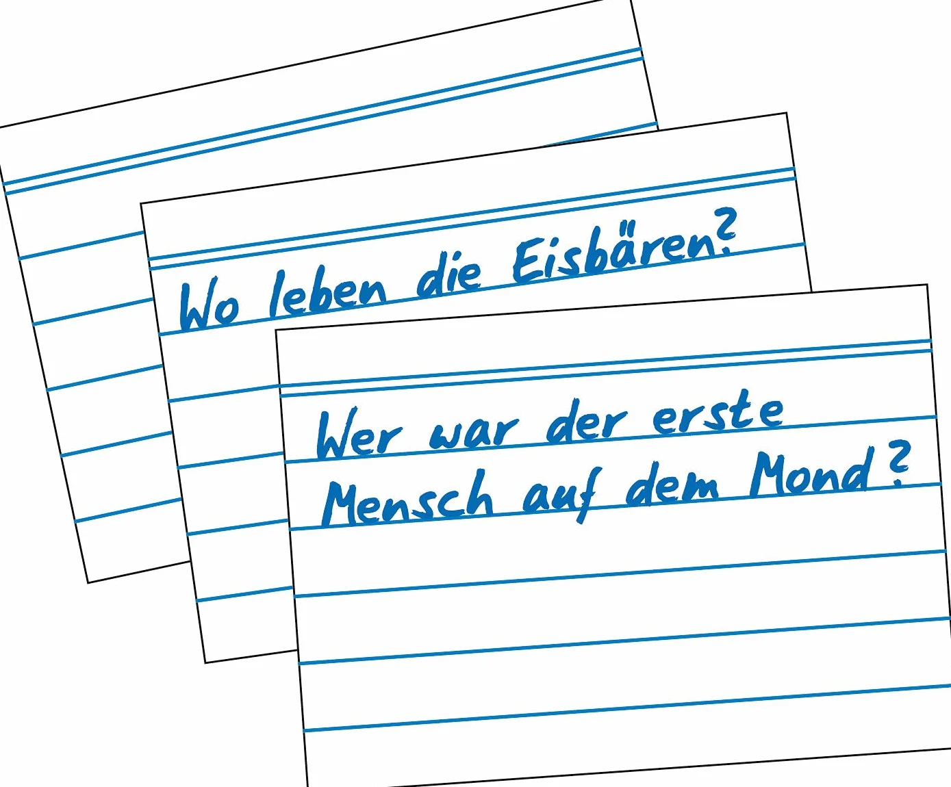Trieur de cartes A8 bleu Wedo