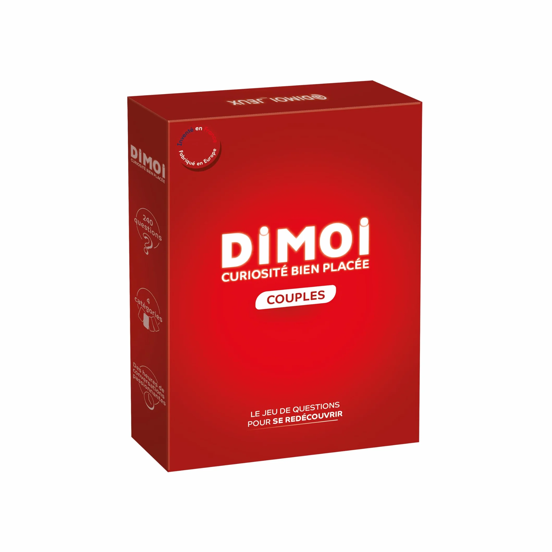 Dimoi Jeu de Couple 240 Cartes pour Conversations Amoureuses - Cadeau Femme Homme