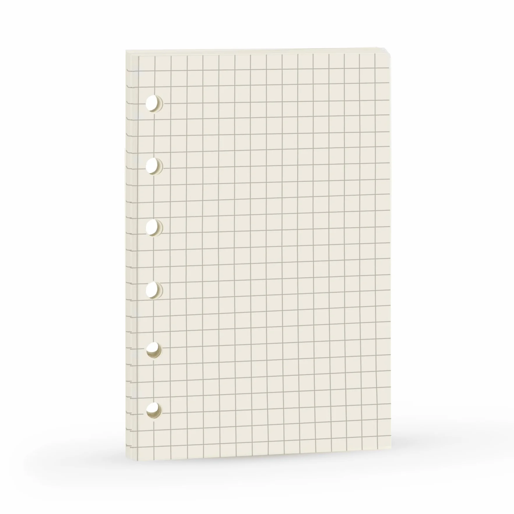 Recharge A7 pour agenda Filofax, 11 styles, 6 trous, 100 g/m², 12 x 8 cm, Harphia Grid Square