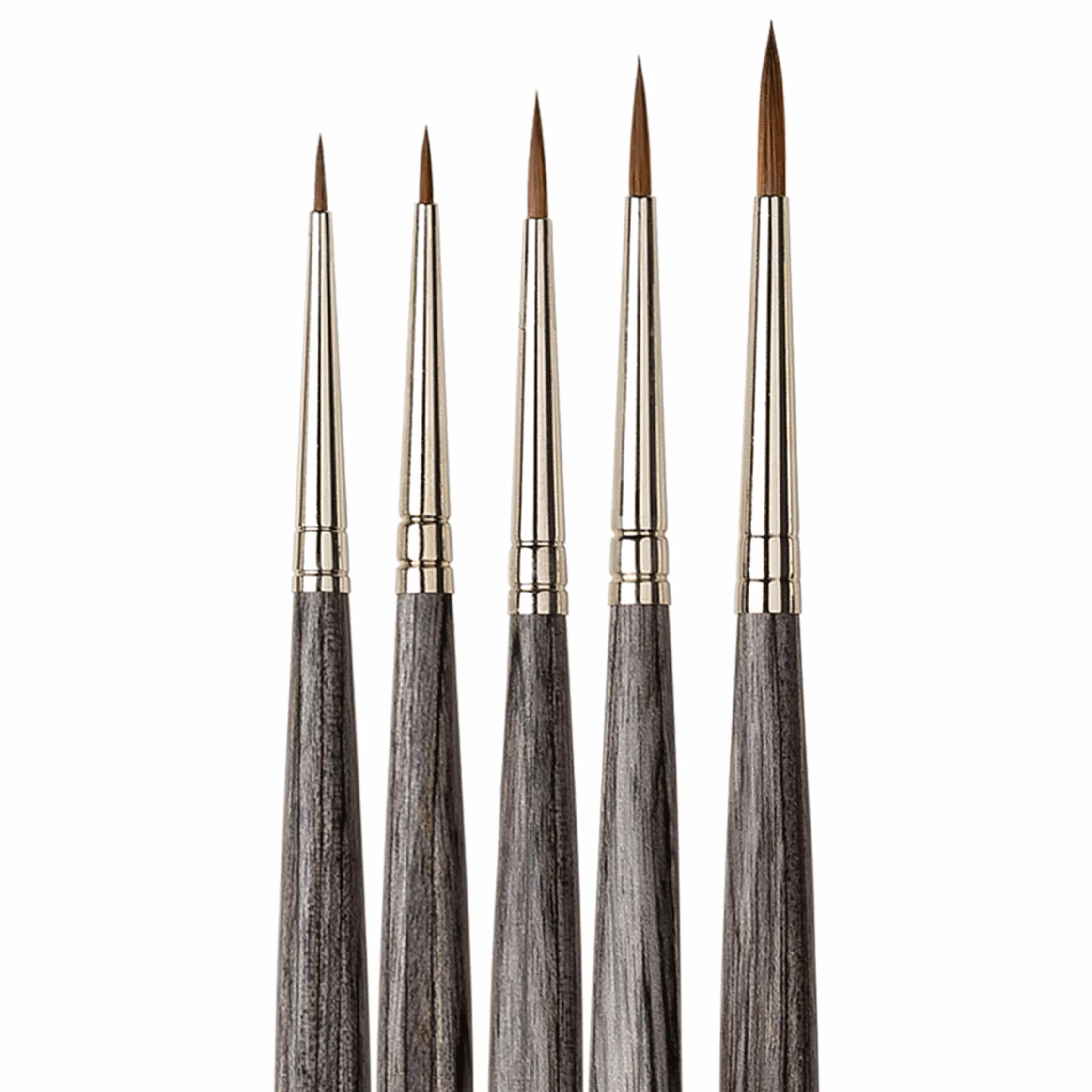 da Vinci COLINEO à Manche Court Set Miniature Pinceaux d'Artiste Fibres Synthétiques 5 Tailles -5/-3/0/1/2