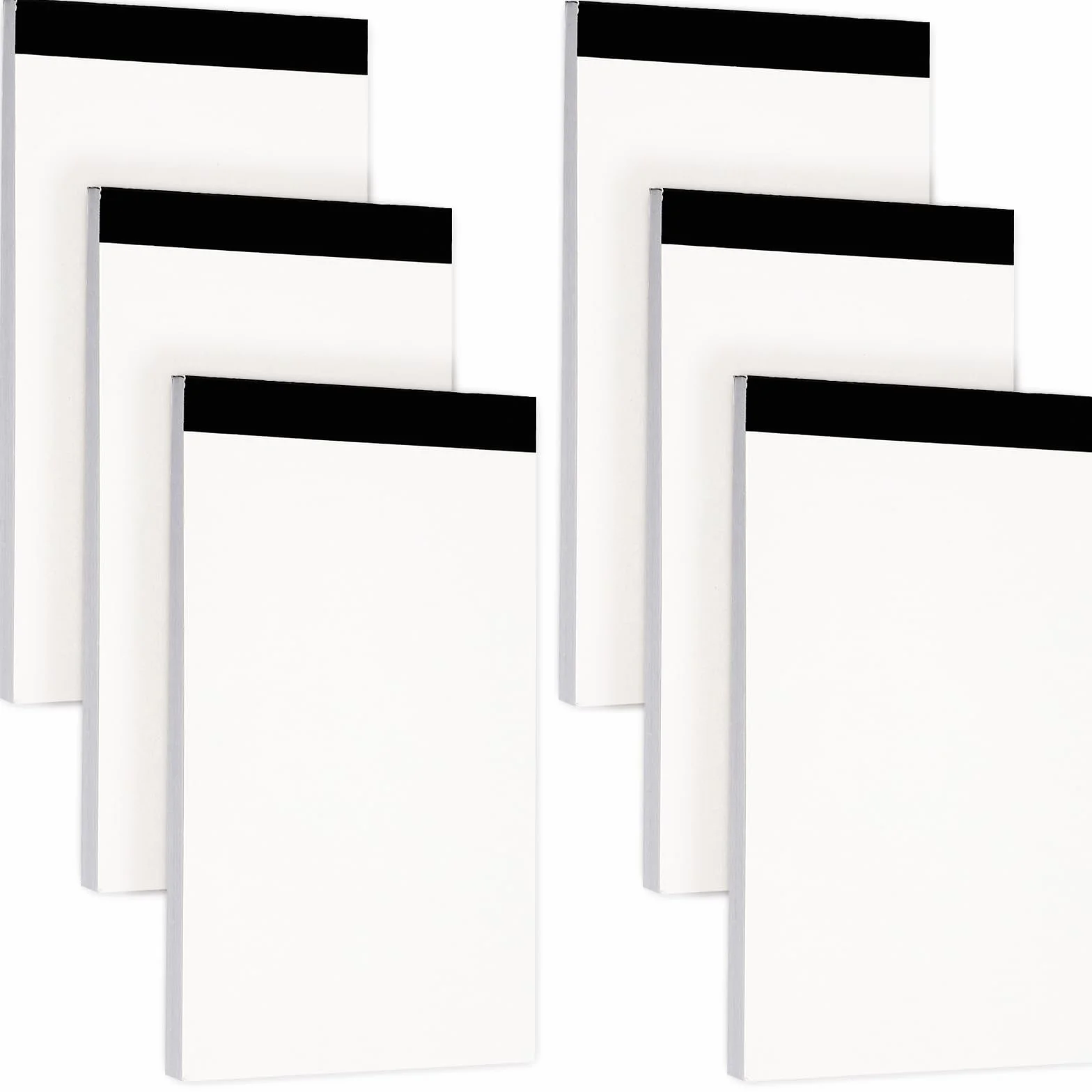 Amaxiu Lot de 6 blocs notes vierges 7.5 x 12.5 cm 300 feuilles