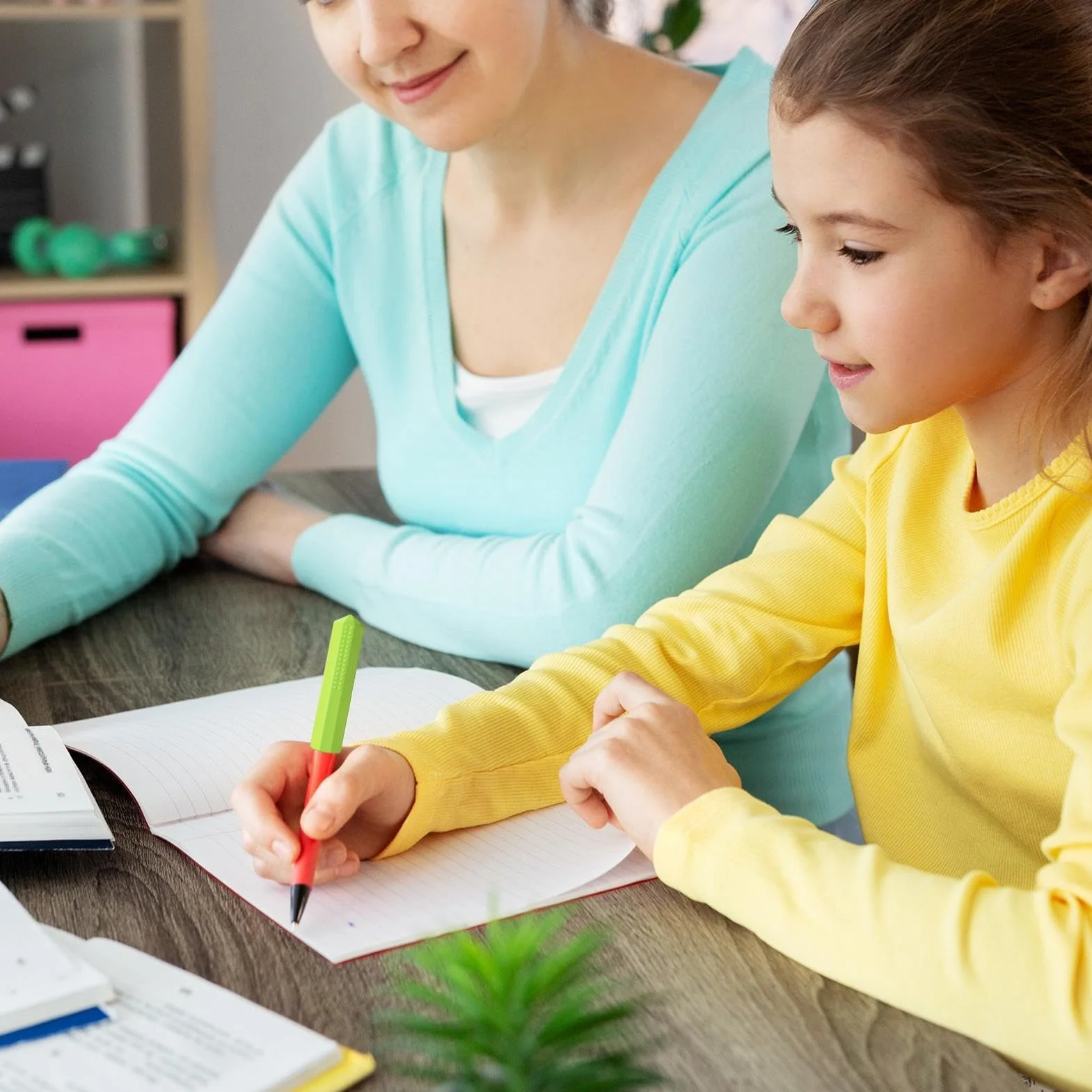 Crayons sensoriels à mâcher - Tubes lestés en silicone pour TDAH - Lot de 3, outil apaisant pour école