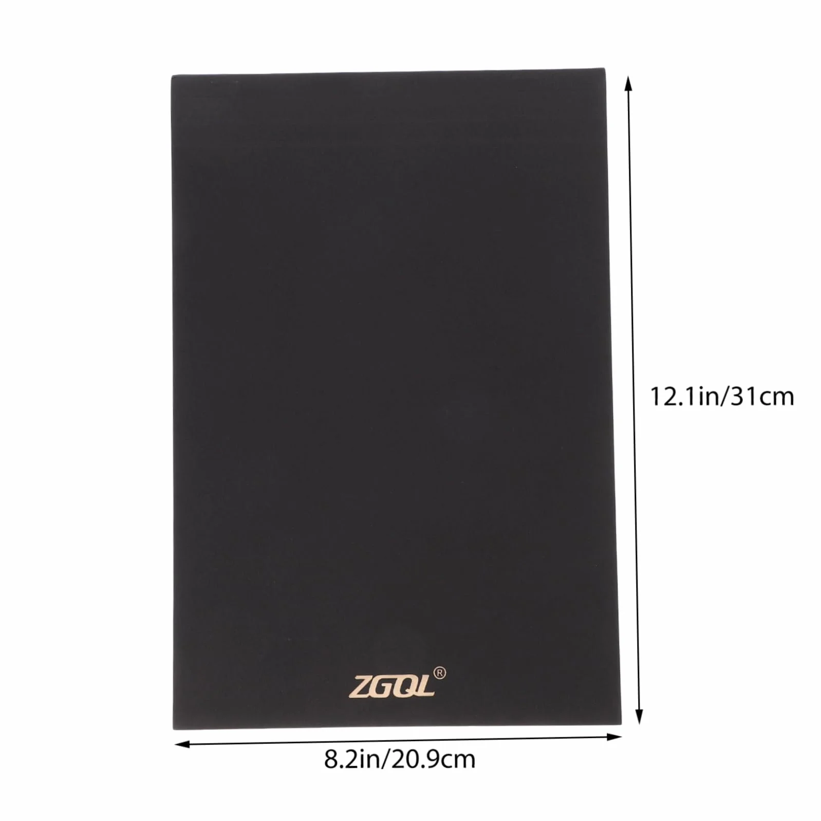 Sewroro Bloc de Papier Quadrillé Mathématique Noir, Feuilles Millimétrées pour Dessin