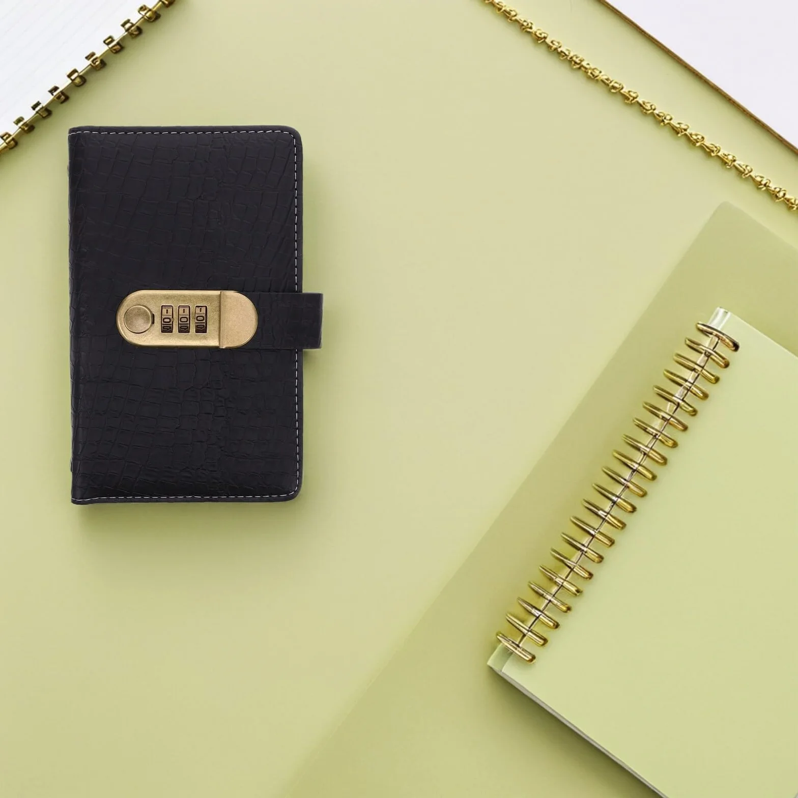 Tofficu Classeur Budgétaire D’Épargne avec Cadenas à 3 Chiffres, 100 Emplacements, 50 Pages Transparentes