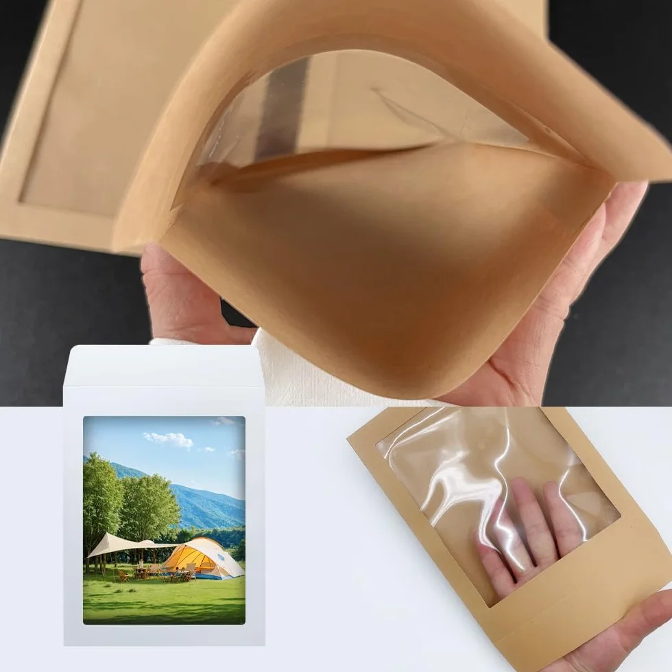 Enveloppes A4 Blanc avec Fenêtre Lot de 15 22.5x32.5 cm