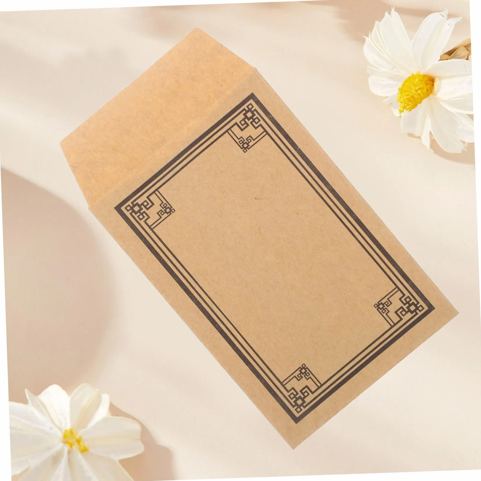Mini Enveloppes Auto-adhésives Lot de 50 Papier Kraft Kaki pour Pièces de Monnaie
