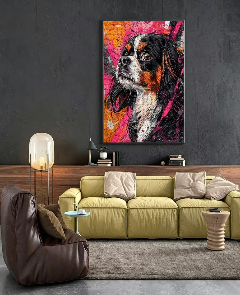 Puzzle 2000 Pièces, Animaux Chiens Adultes Puzzle 2000, Classique Jigsaw Puzzles, Jeu Éducatif Puzzles, Défi Impossible, Jeu D'adresse pour Toute la Famille, Décoration de la Les Murs BXHZW4-217