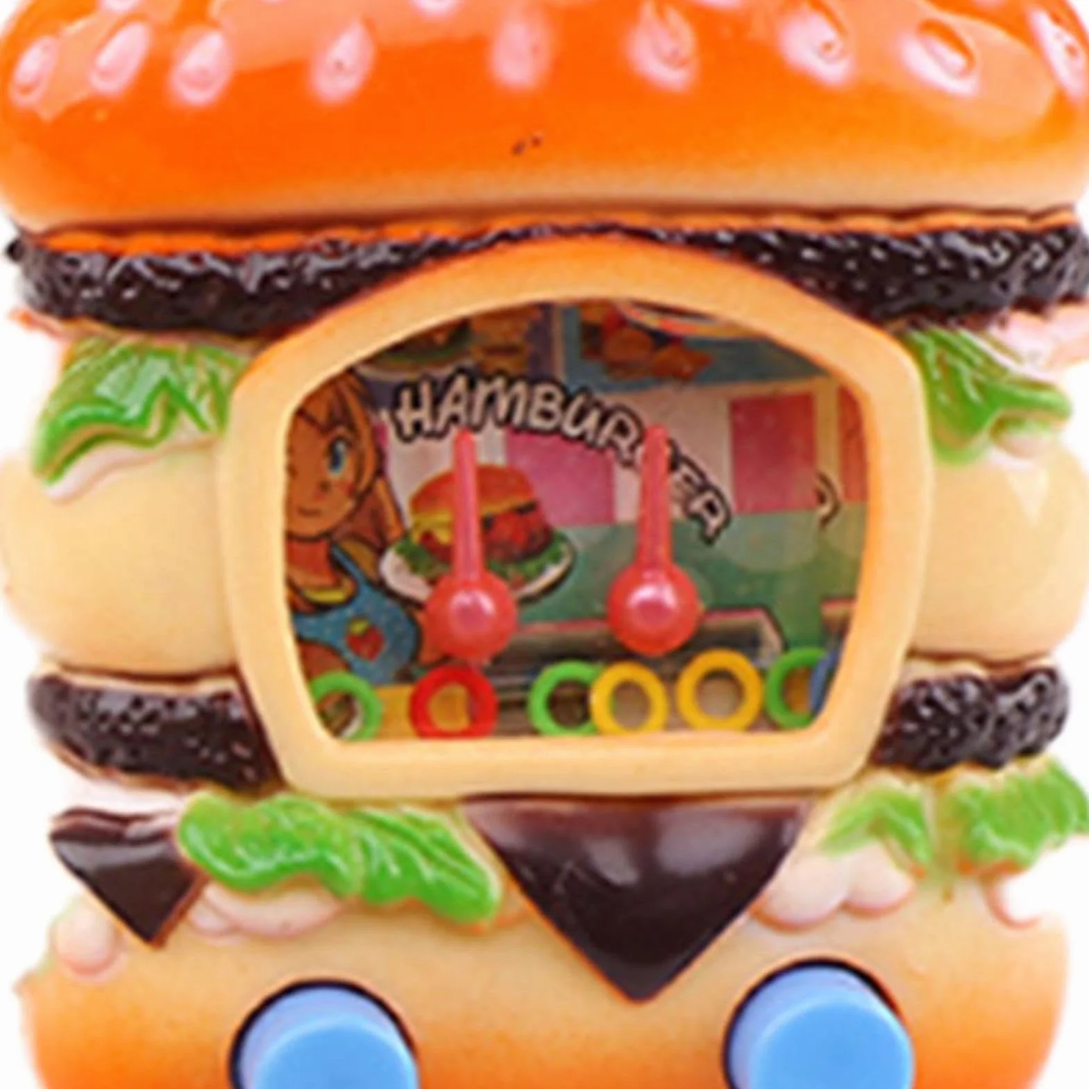 Générique Water Flipper Wasserringwurfspielautomat Klassisches Nostalgisches Kinderspielzeug Handheld Retro Zeitvertreib Ohne Batterien
