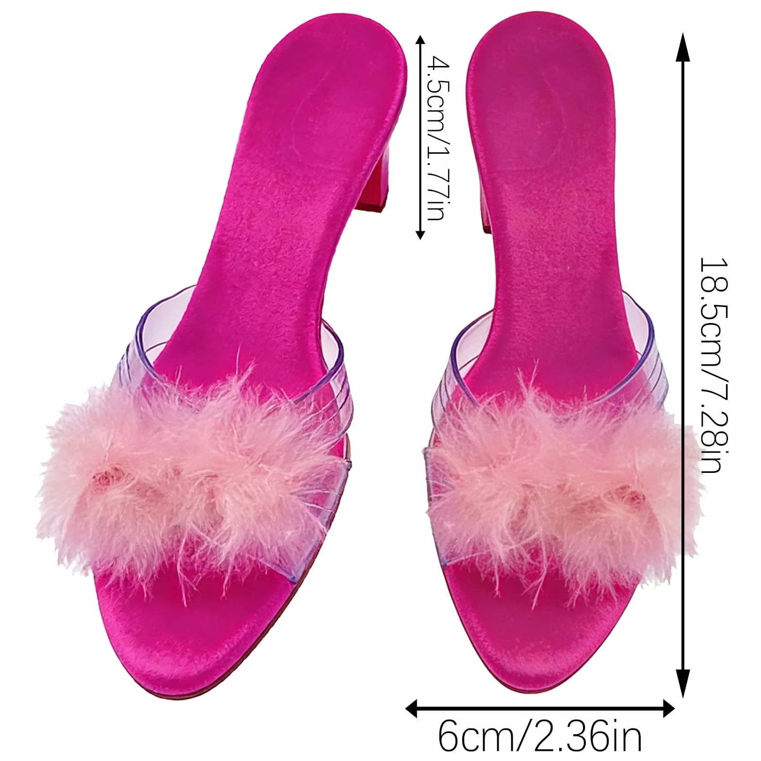Talons habillés pour filles PP léger 18,5x4,5 cm Chaussures de princesse semelle antidérapante jeu de rôle vêtements de fête