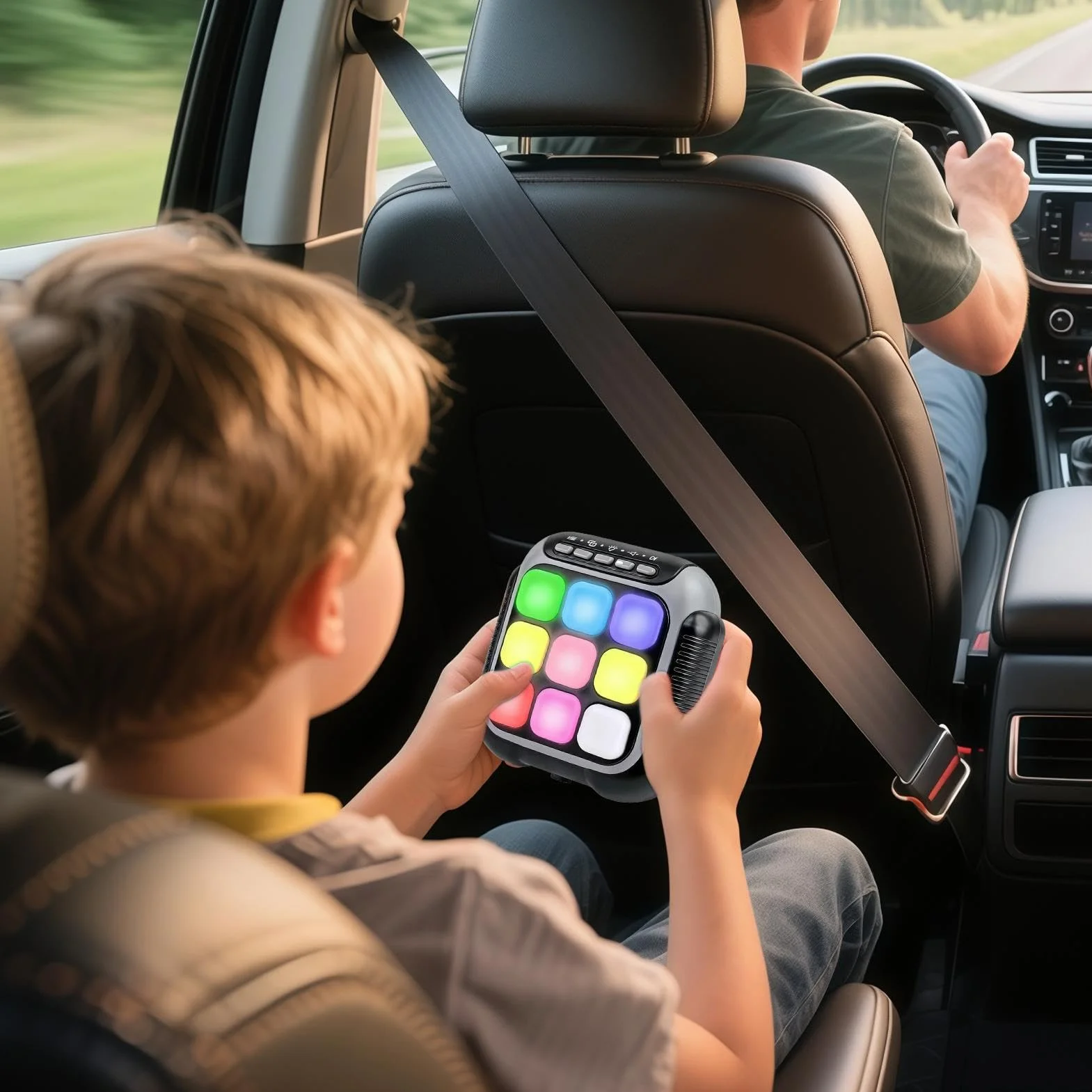 Jeu Sensoriel Fidget Électrique 1.89 Pouces Jouet d'Apprentissage Interactif pour Enfant