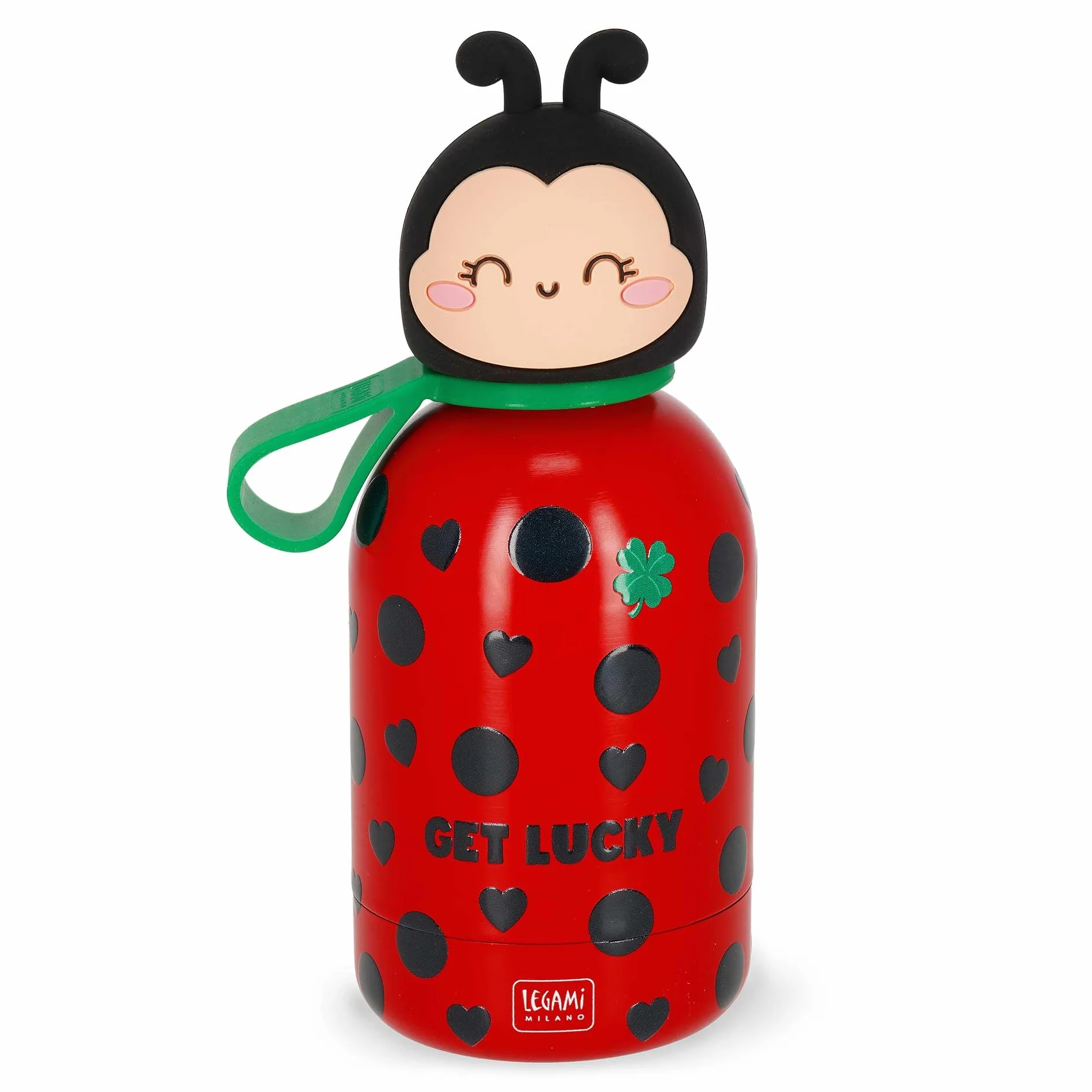 Legami Thermos enfant Hot&Cold BFF Ladybug acier inoxydable 18/8 double paroi fermeture hermétique 12h