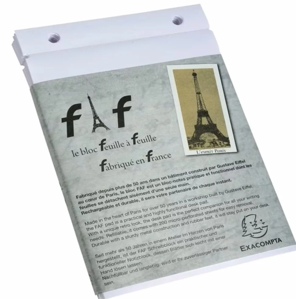 EXACOMPTA Recharges FAF 16x10cm N°2 uni Boîte de 5
