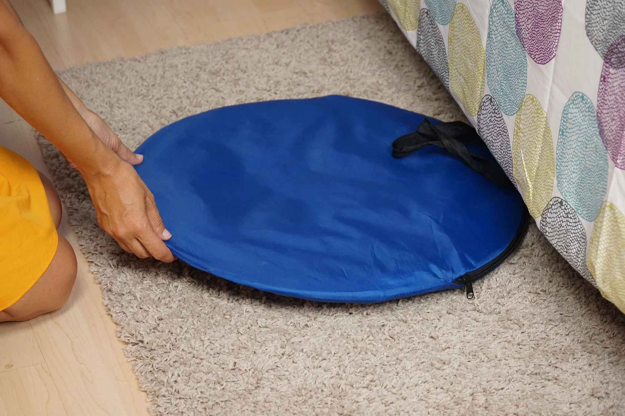 Starlyf Sleepfun Tent Pop Up tente pour lit d'enfant avec lumière de nuit bleue