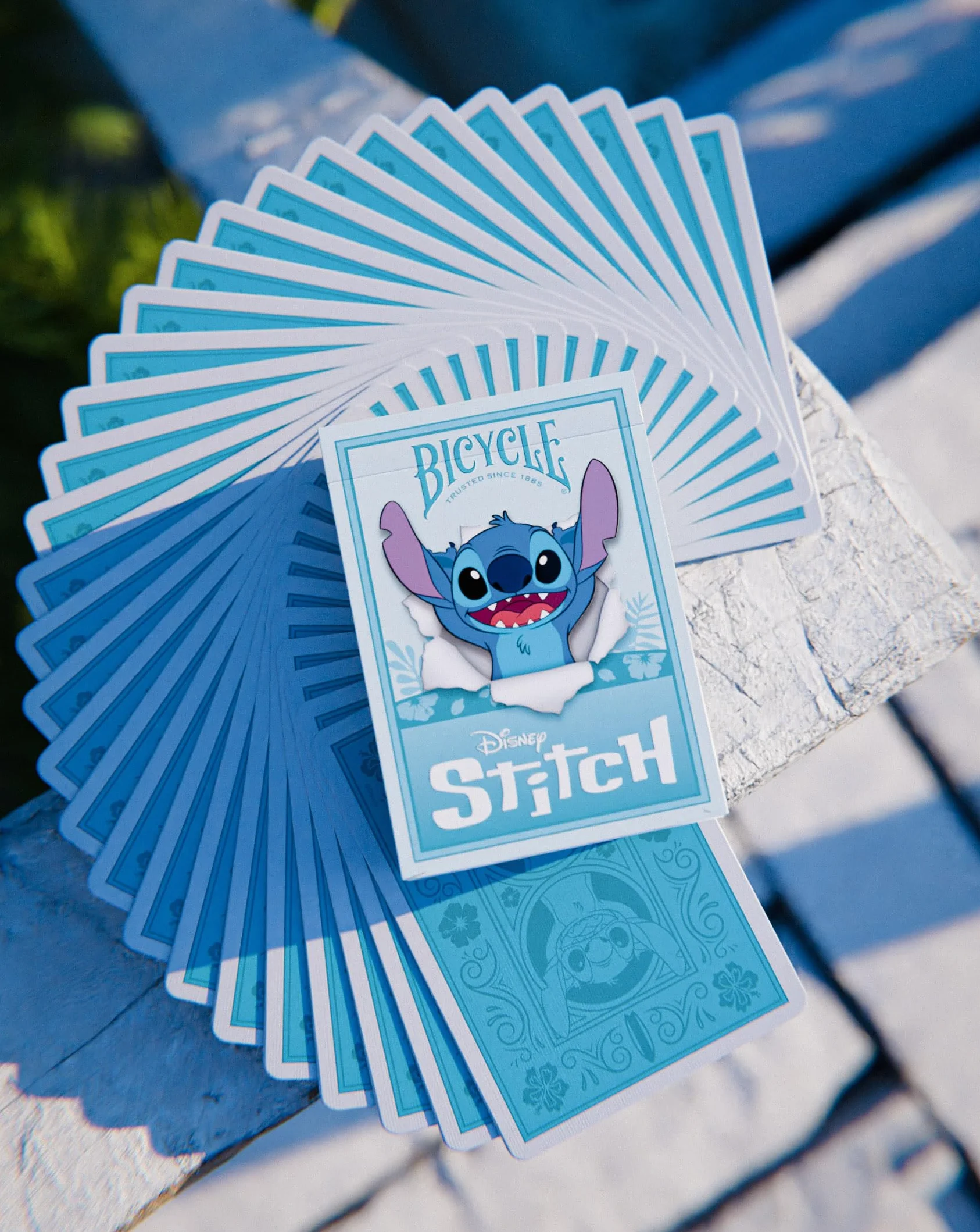 Disney Stitch Bicycle Jeu de Cartes à Jouer Bleu