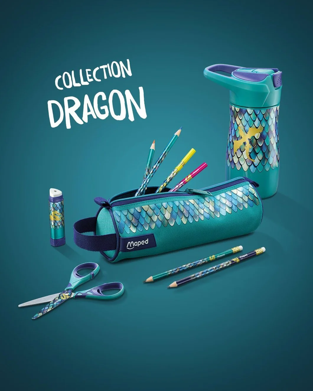 Maped Compas Study Dragon Ergonomique Branches Métal Fourniture Scolaire