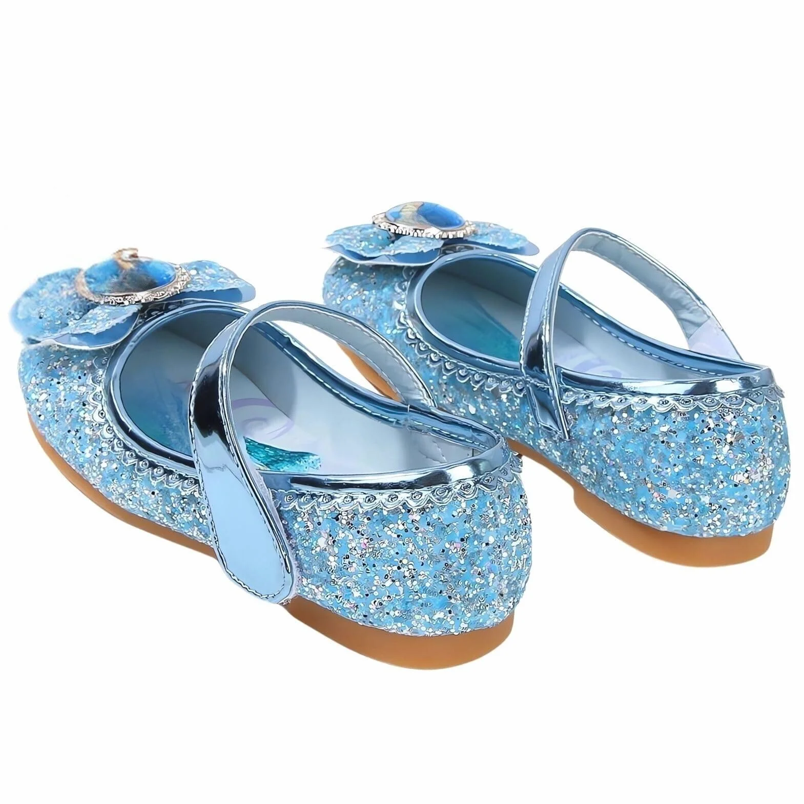 Chaussures Princesse Elsa Filles Baskets Paillettes Enfants Costume Fête Cosplay Mariage