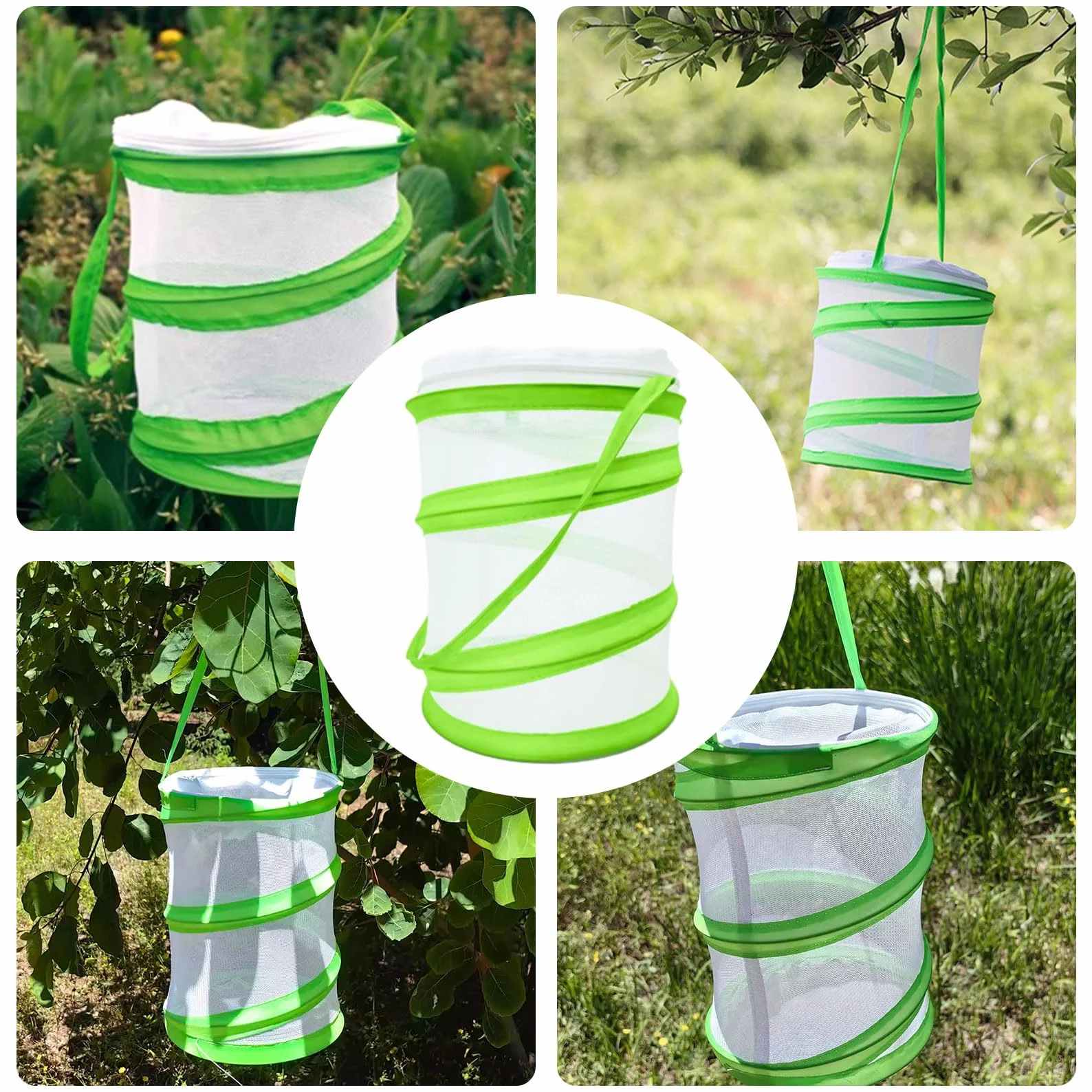 Filet papillon pour enfants, cage pliable pour insectes, habitat jardin éducatif